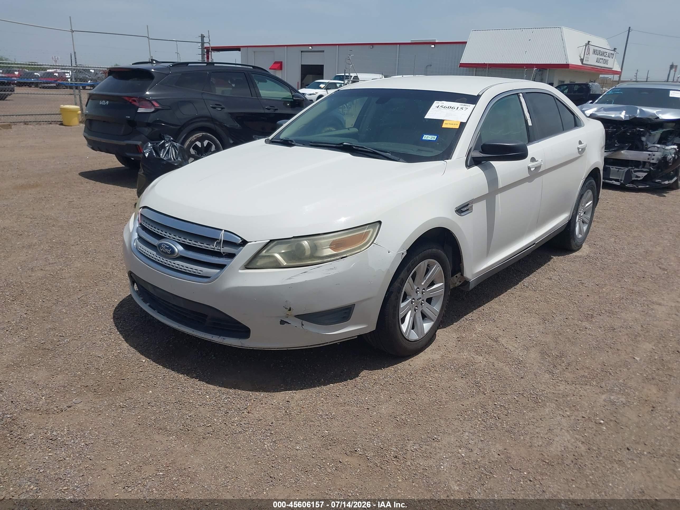 2011 Ford Taurus Se White vin: 1FAHP2DW4BG149410