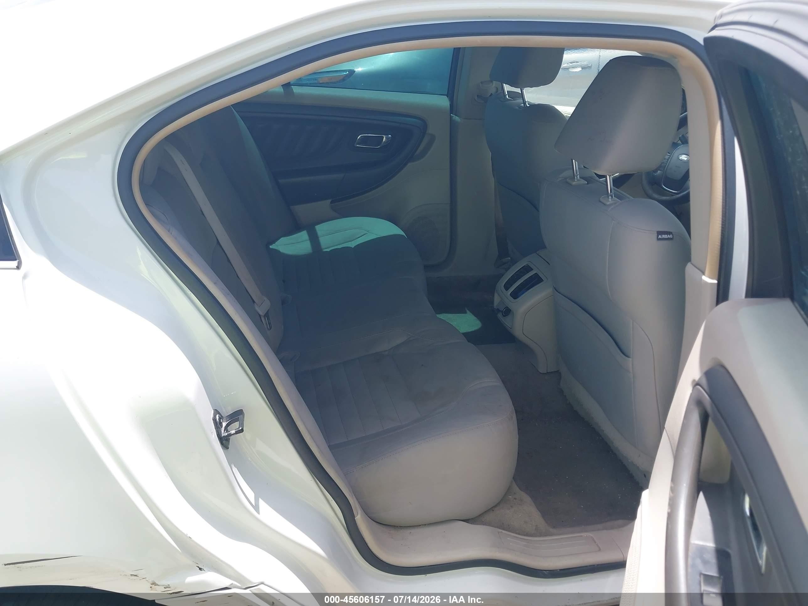 2011 Ford Taurus Se White vin: 1FAHP2DW4BG149410