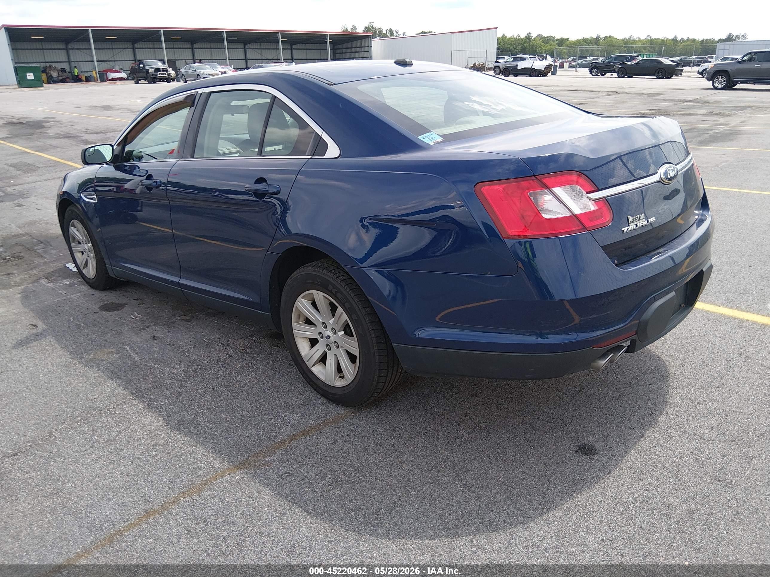 2012 Ford Taurus Se Blue vin: 1FAHP2DW4CG142331