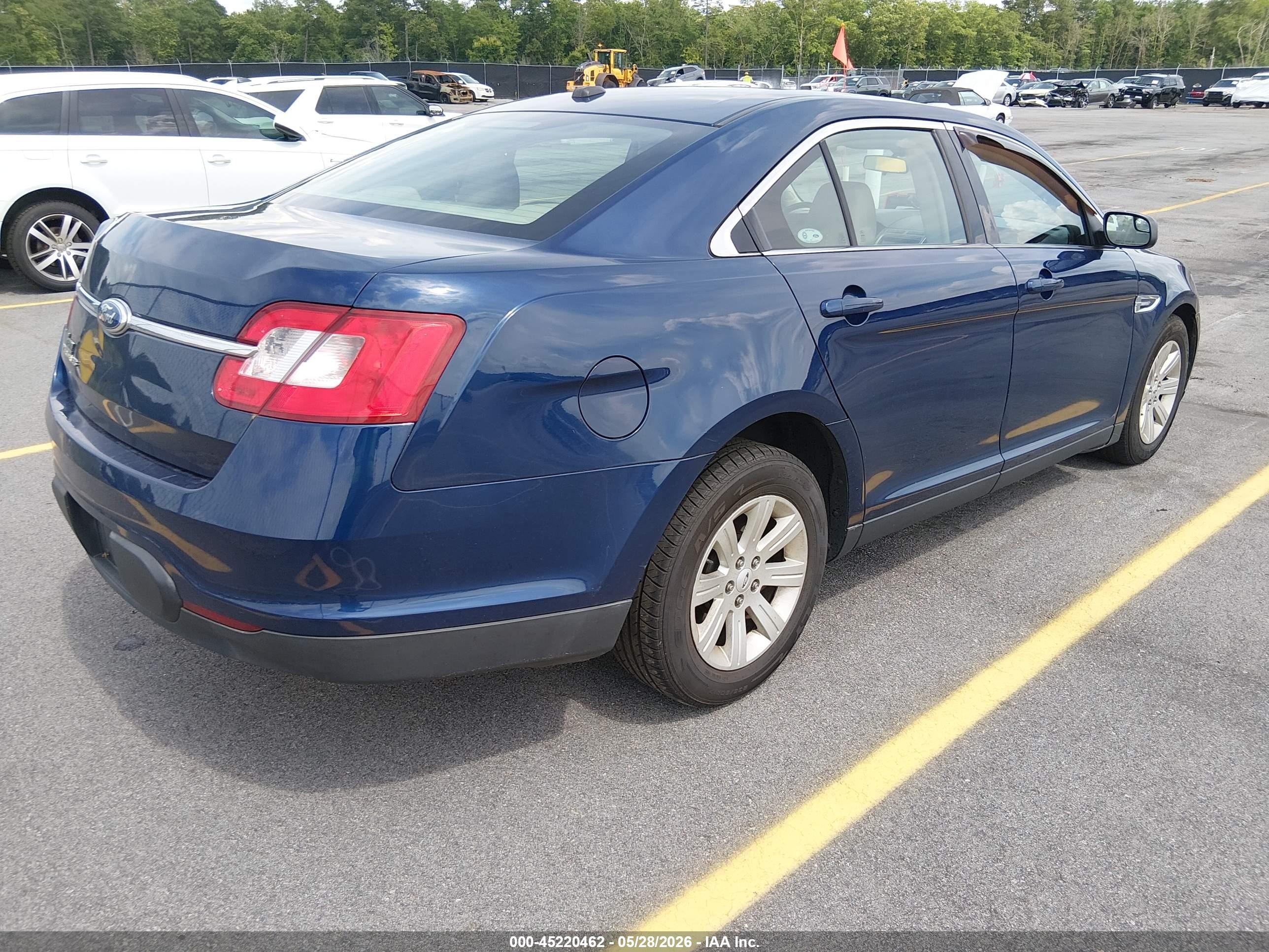 2012 Ford Taurus Se Blue vin: 1FAHP2DW4CG142331