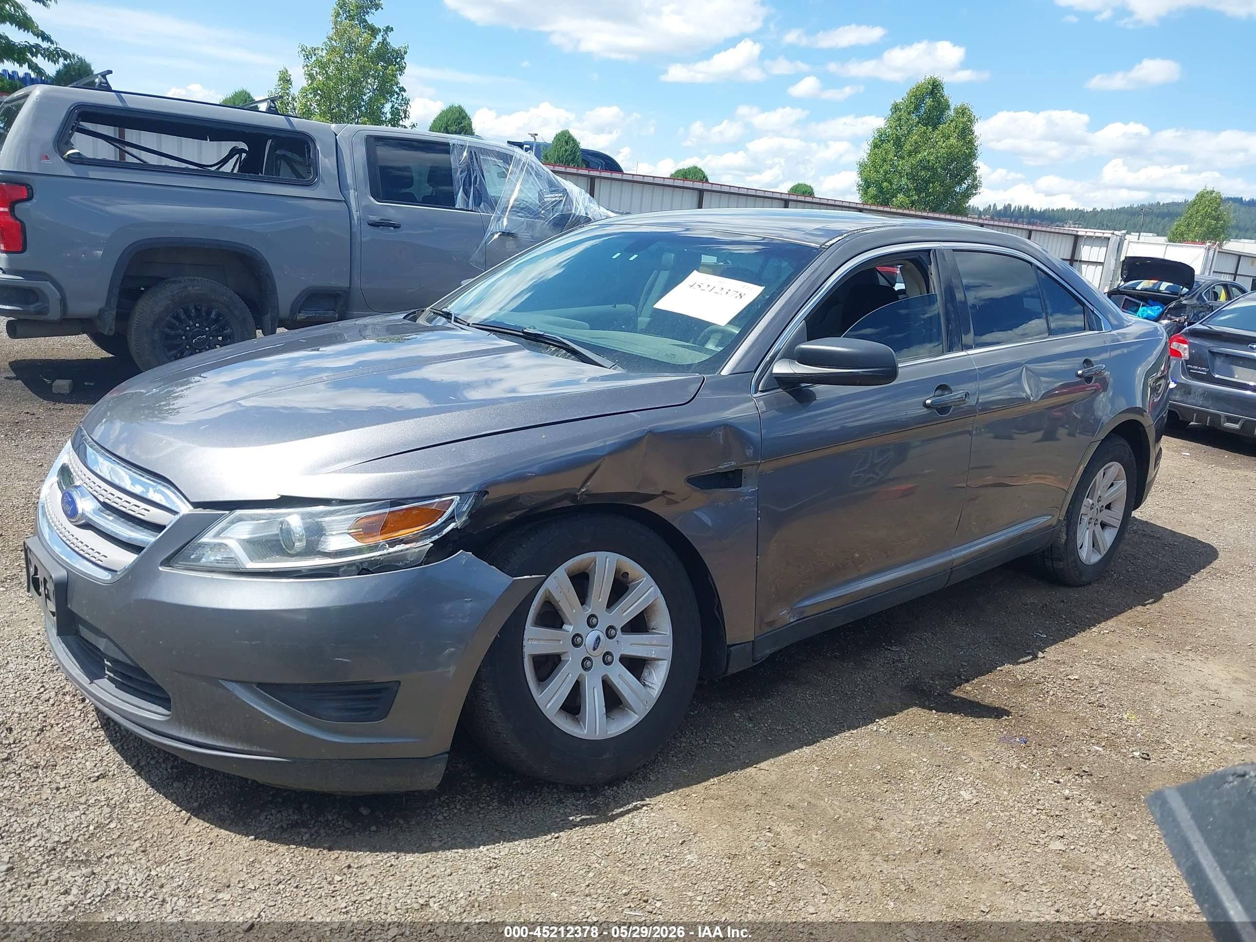 2012 Ford Taurus Se Gray vin: 1FAHP2DW5CG125554