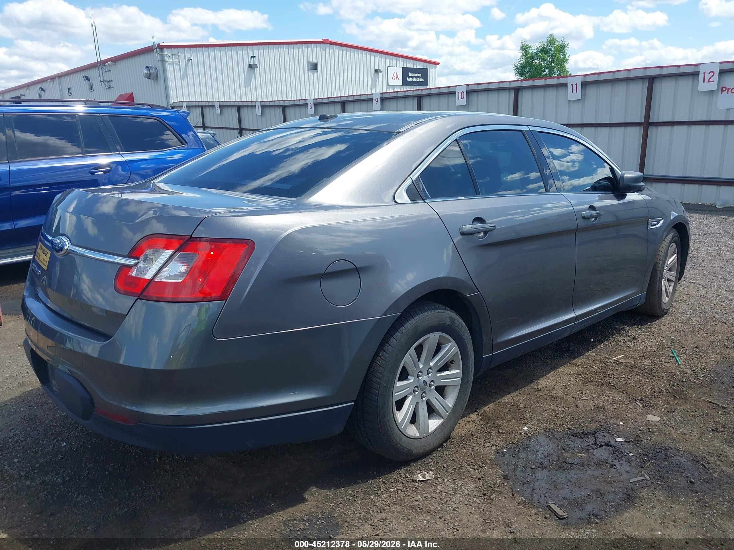2012 Ford Taurus Se Gray vin: 1FAHP2DW5CG125554