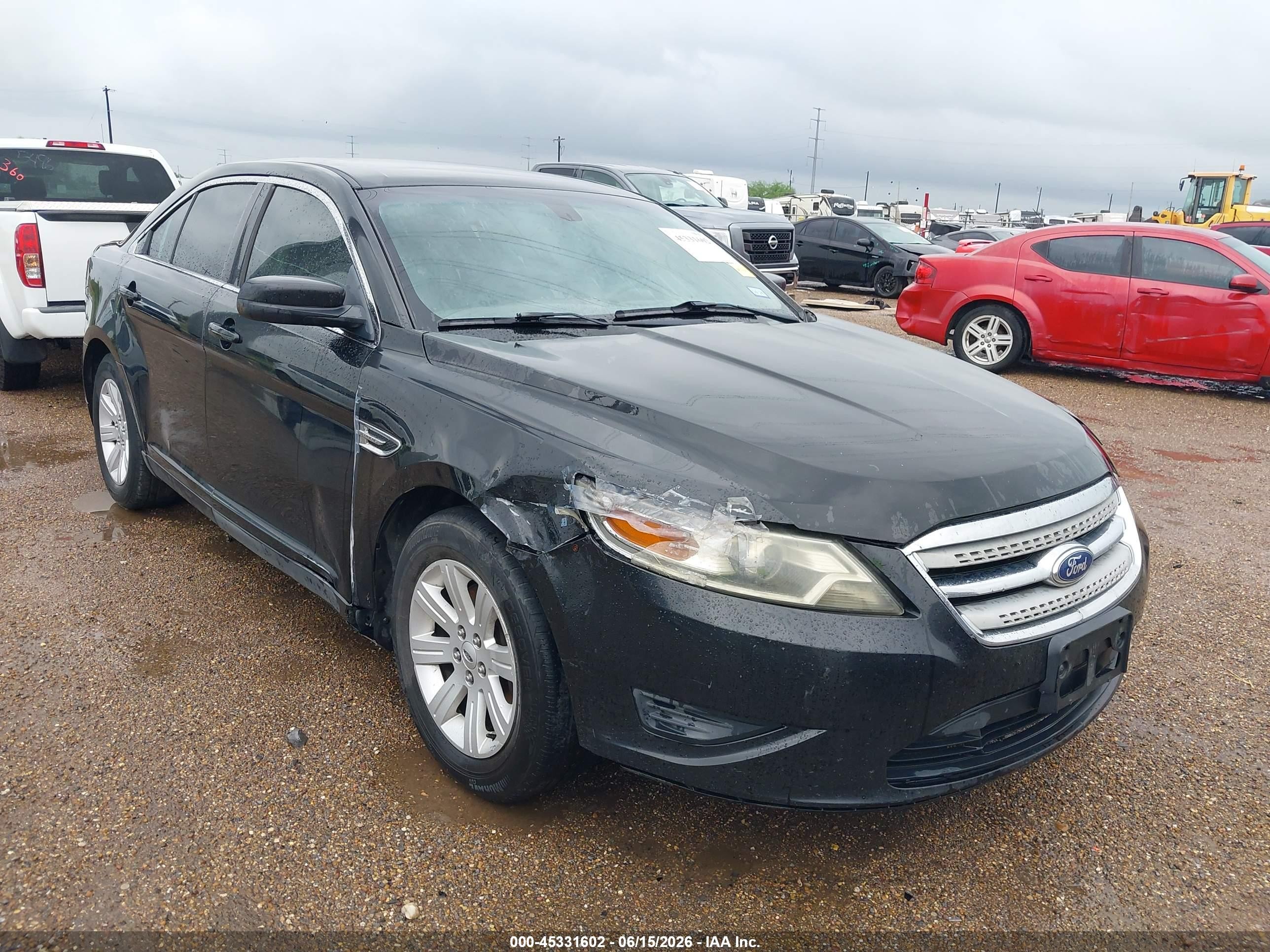 2011 Ford Taurus Se Black vin: 1FAHP2DW7BG126123