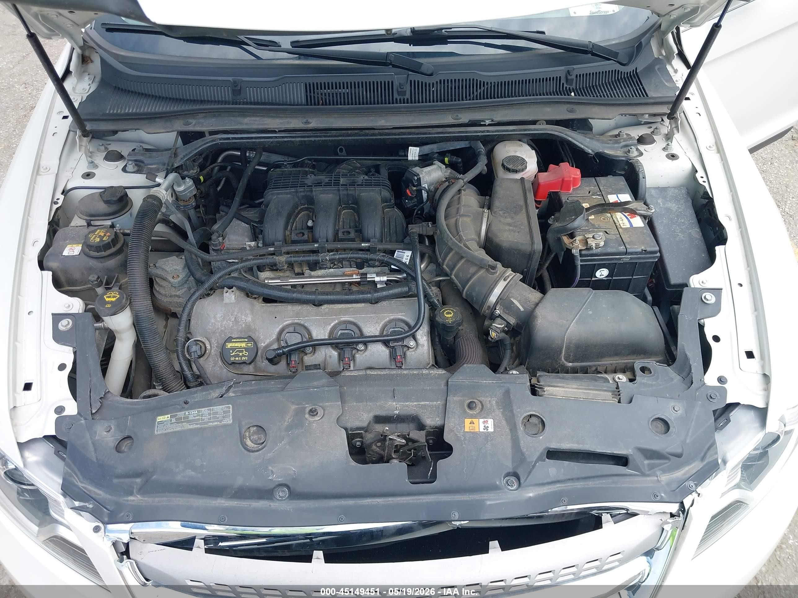 2010 Ford Taurus Se Белый vin: 1FAHP2DW8AG116120