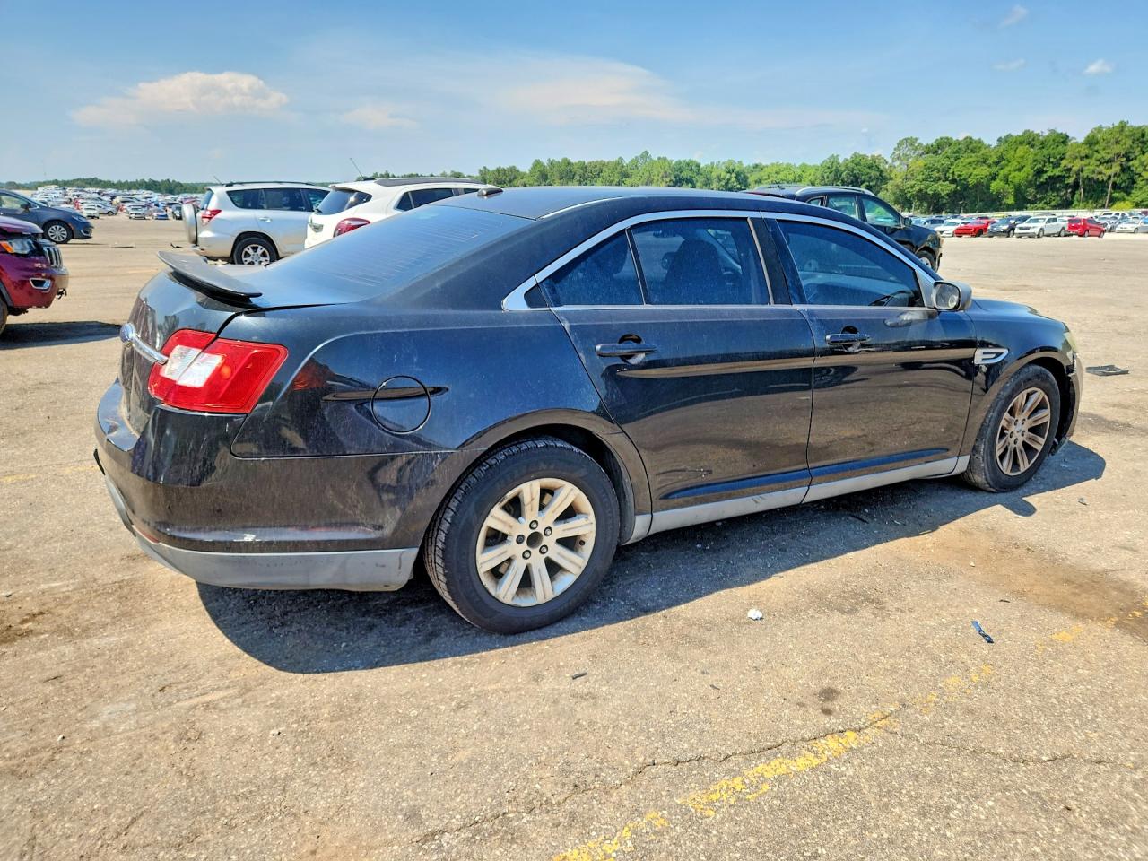 2010 Ford Taurus Se Black vin: 1FAHP2DW8AG119342