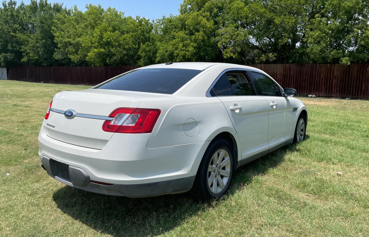 2012 Ford Taurus Se White vin: 1FAHP2DW8CG104892