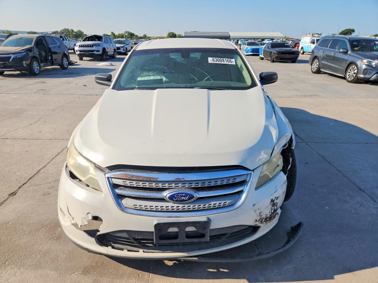2012 Ford Taurus Se White vin: 1FAHP2DW8CG104892