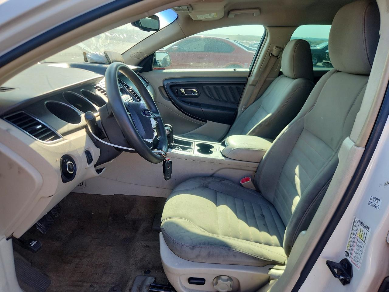 2012 Ford Taurus Se White vin: 1FAHP2DW8CG104892