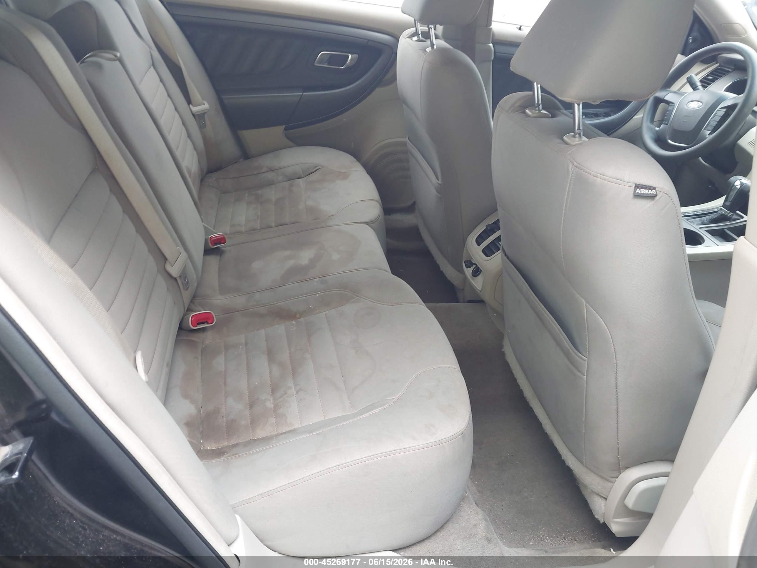 2012 Ford Taurus Se Black vin: 1FAHP2DW8CG128612