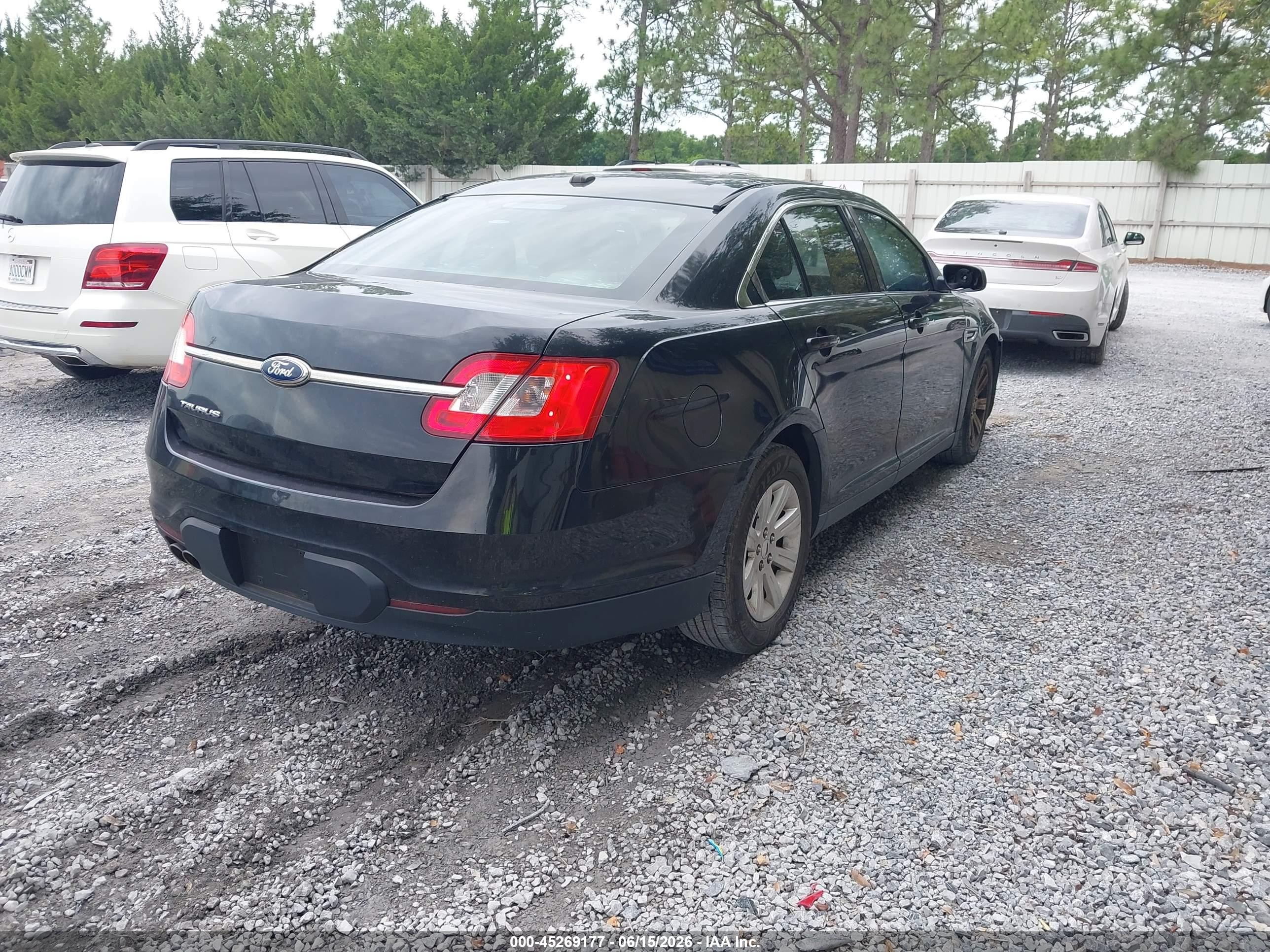 2012 Ford Taurus Se Black vin: 1FAHP2DW8CG128612
