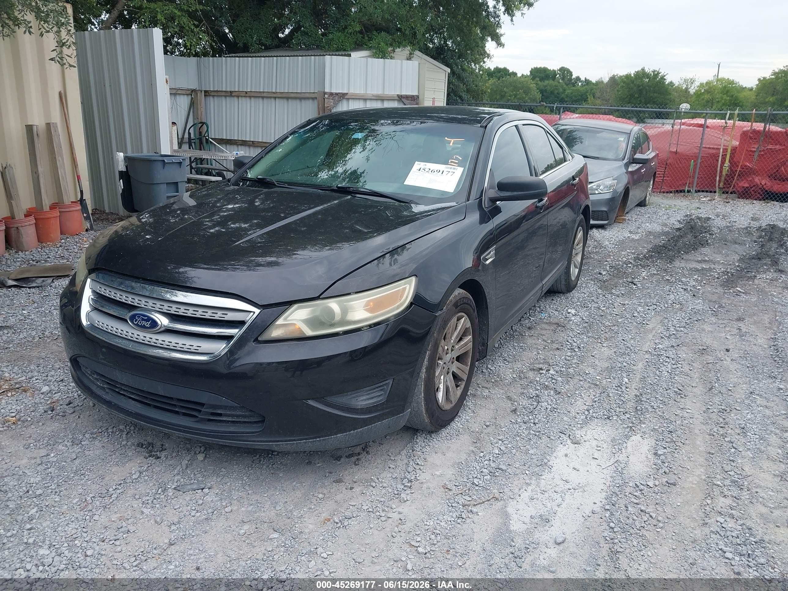 2012 Ford Taurus Se Black vin: 1FAHP2DW8CG128612