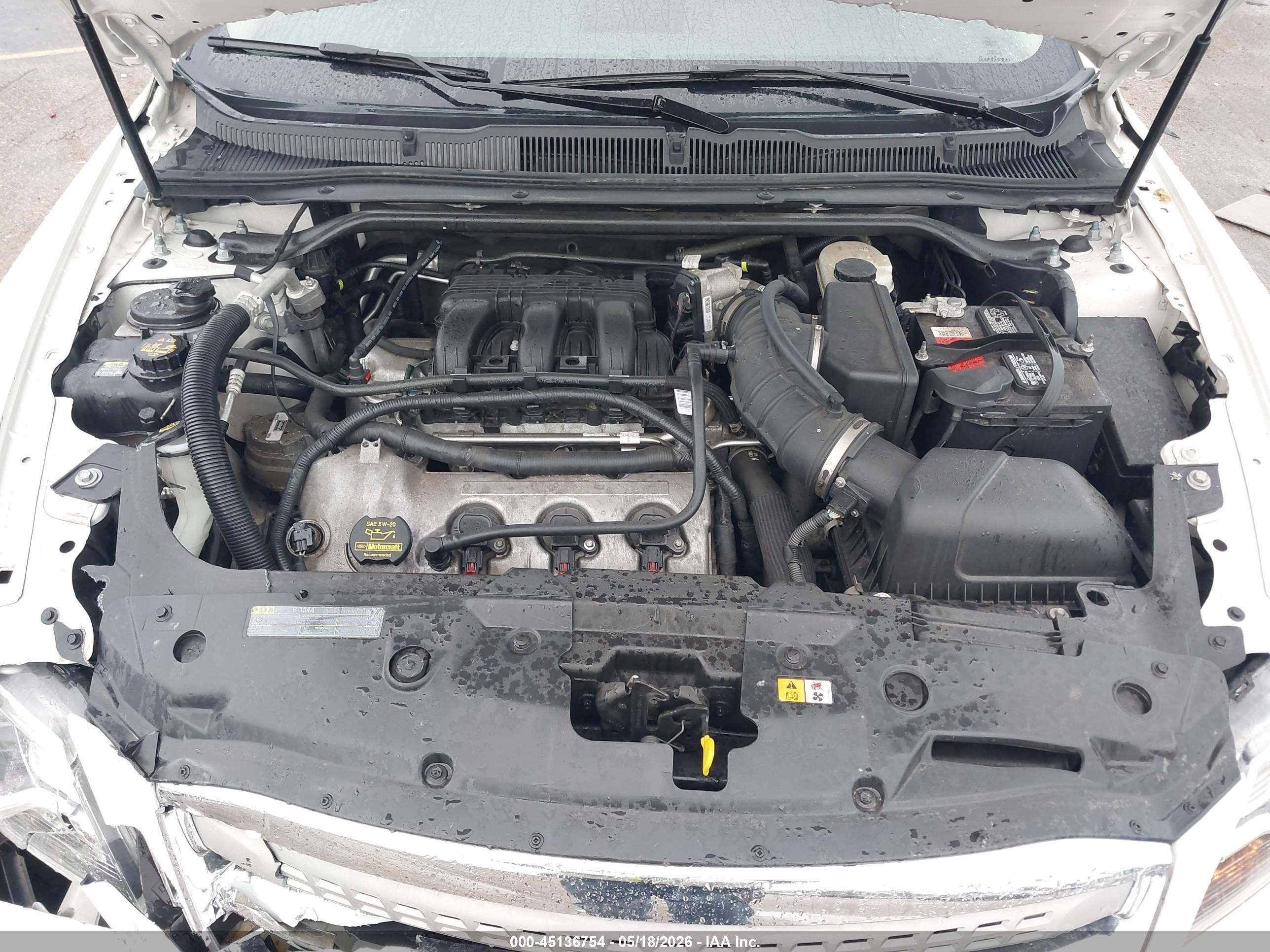 2012 Ford Taurus Se Белый vin: 1FAHP2DW9CG104836