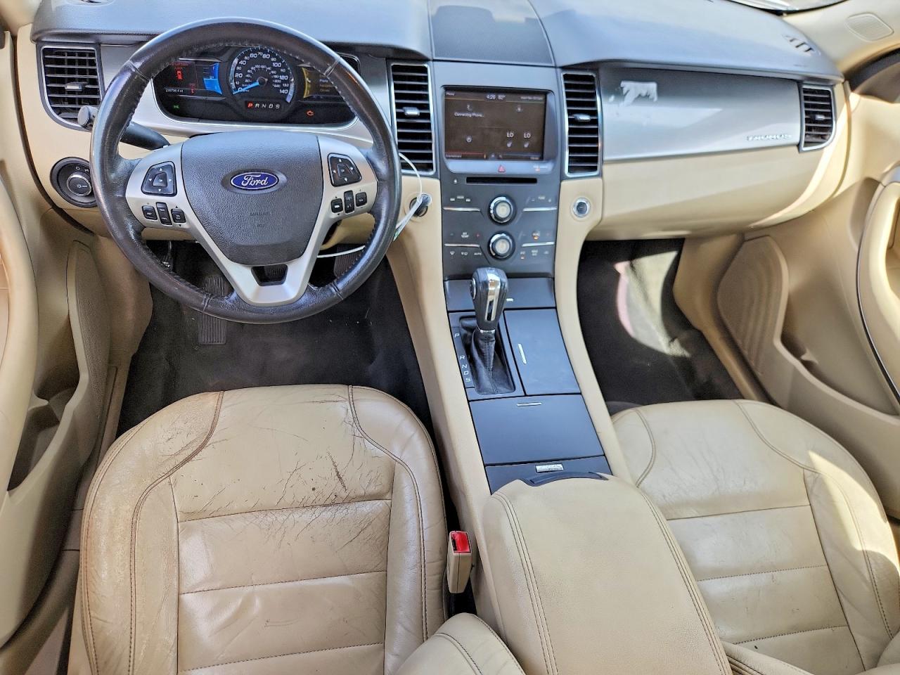 2013 Ford Taurus Sel Белый vin: 1FAHP2E80DG116343