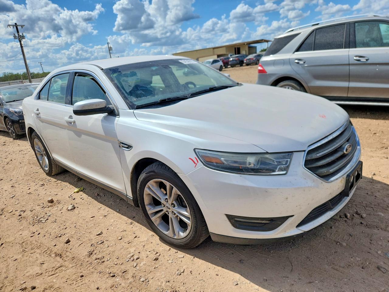 2013 Ford Taurus Sel Белый vin: 1FAHP2E80DG116343