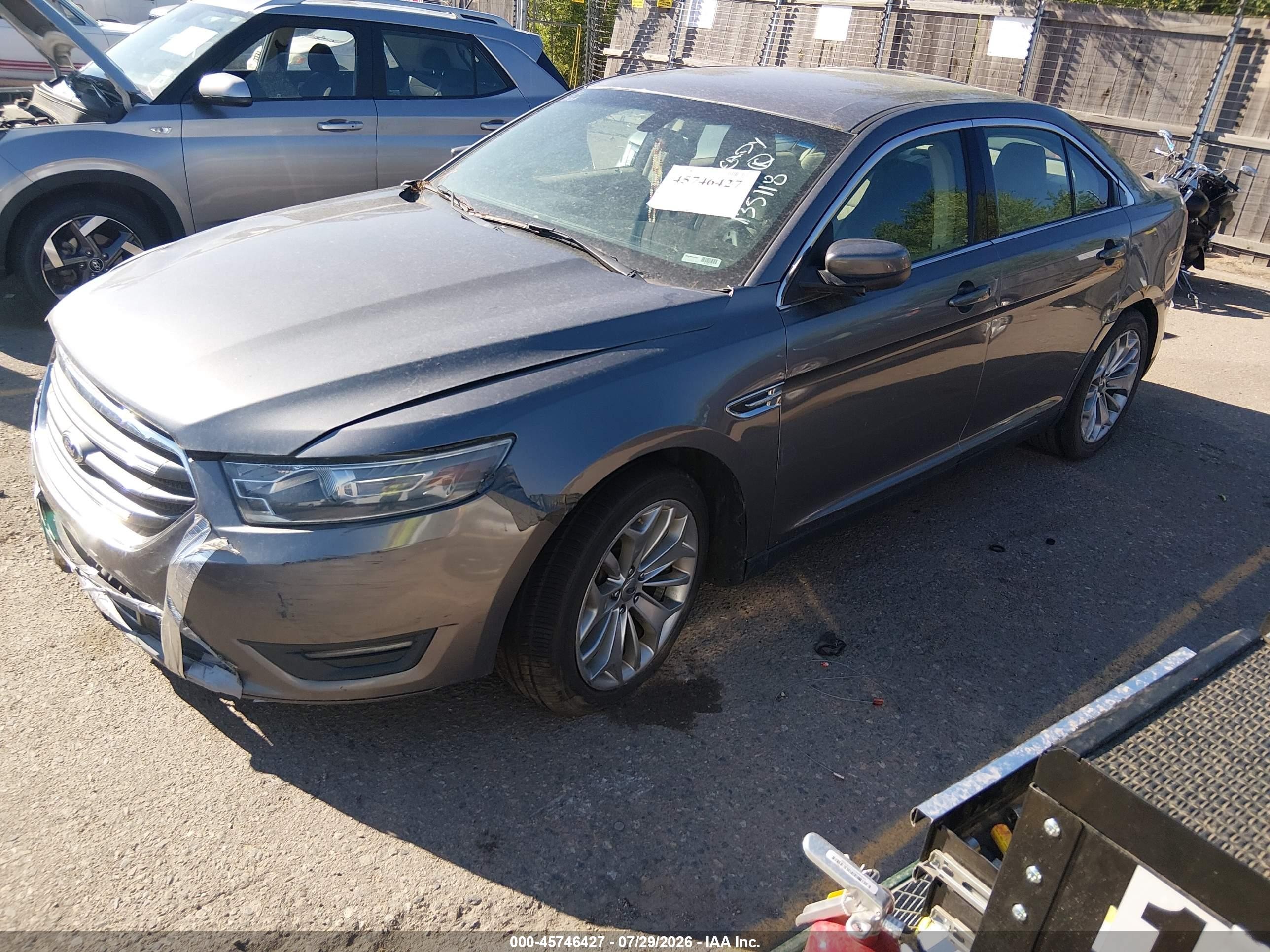 2013 Ford Taurus Sel Gray vin: 1FAHP2E80DG135118