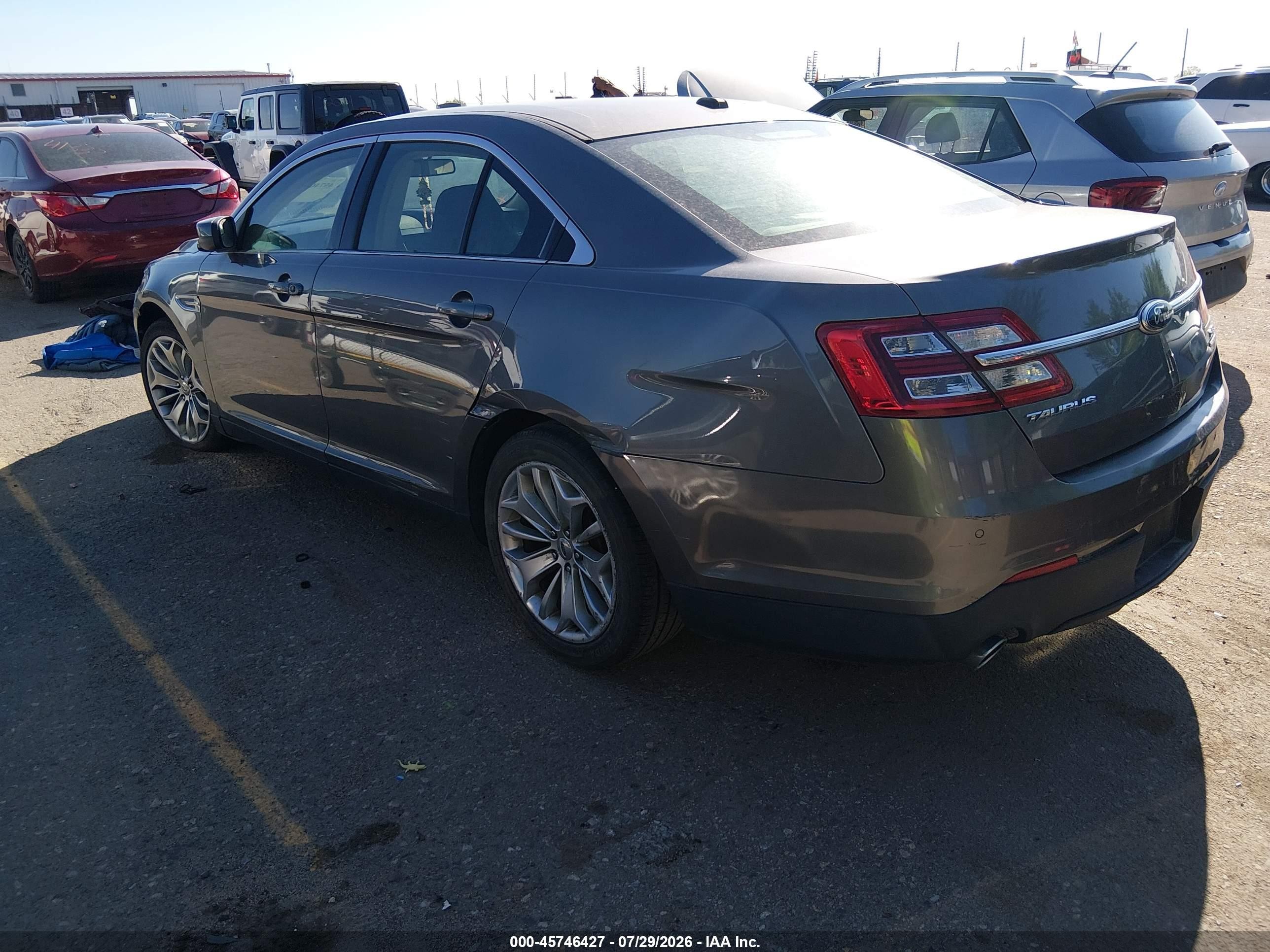 2013 Ford Taurus Sel Gray vin: 1FAHP2E80DG135118