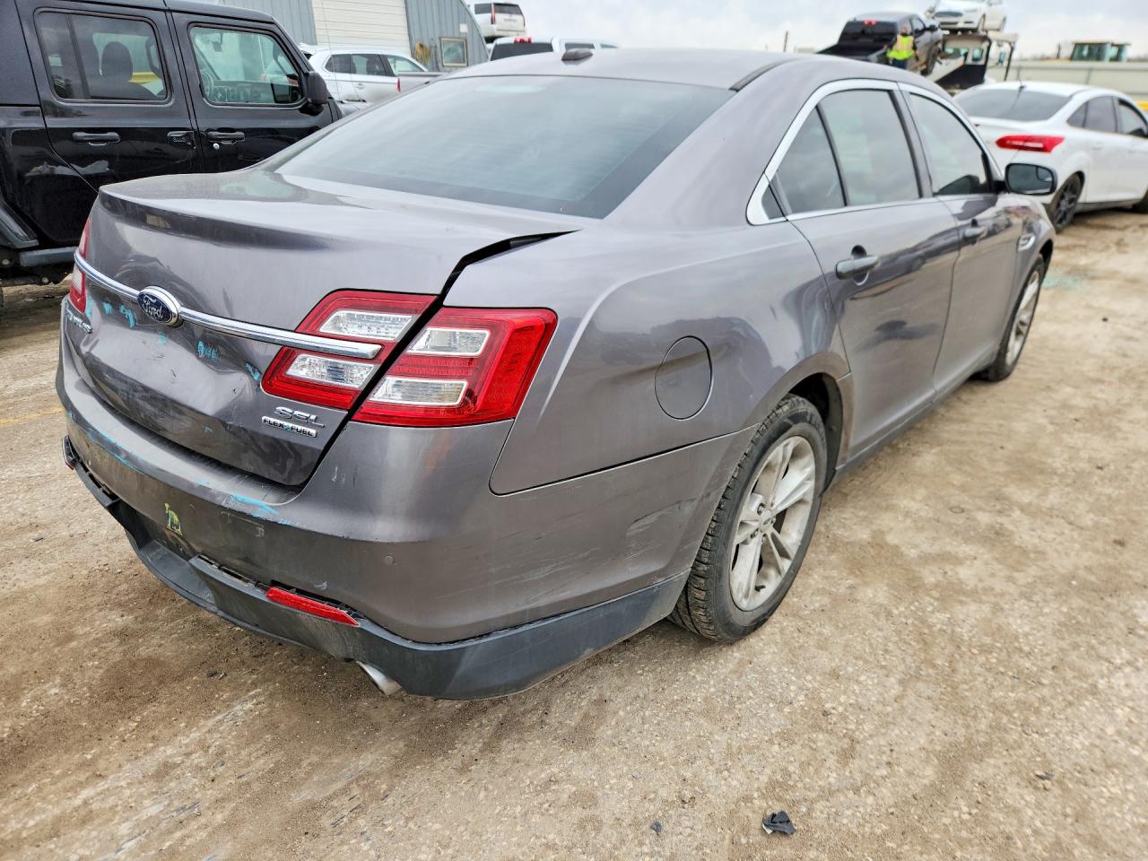 2013 Ford Taurus Sel Серый vin: 1FAHP2E80DG169298