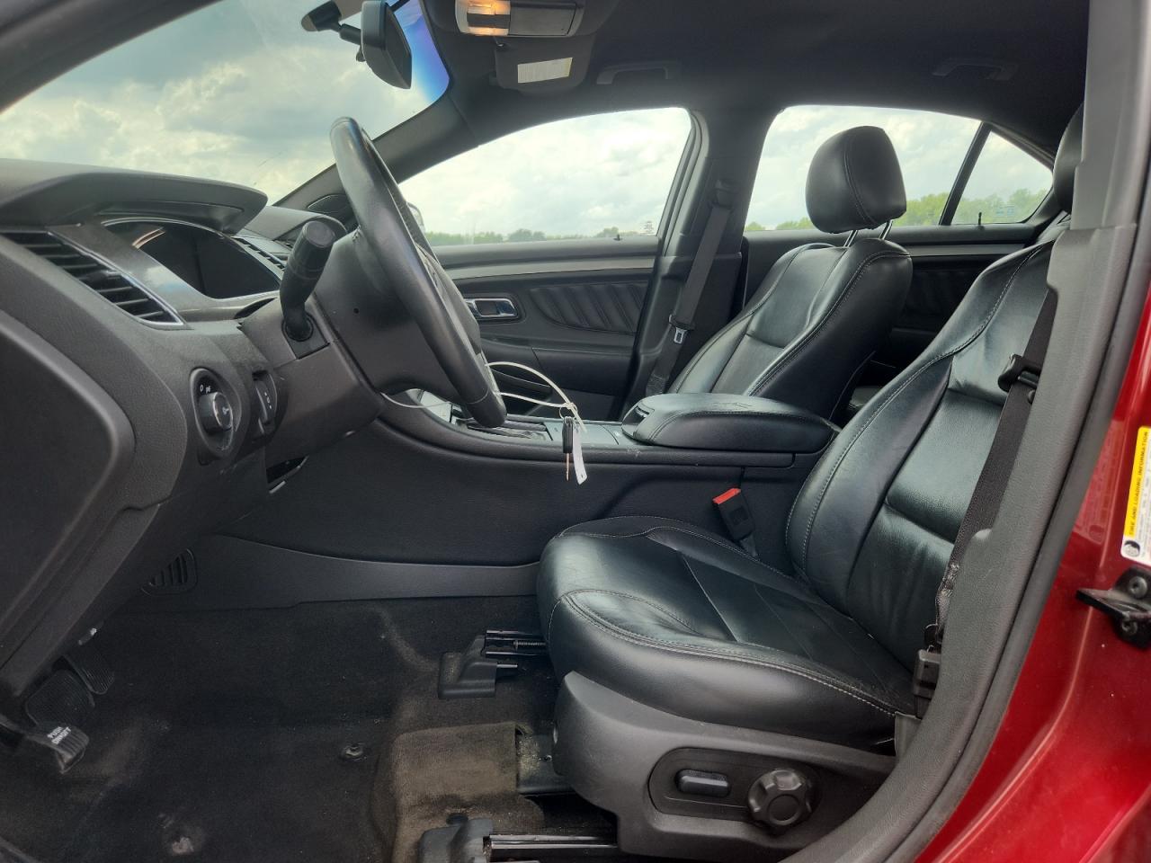 2013 Ford Taurus Sel Red vin: 1FAHP2E80DG170855
