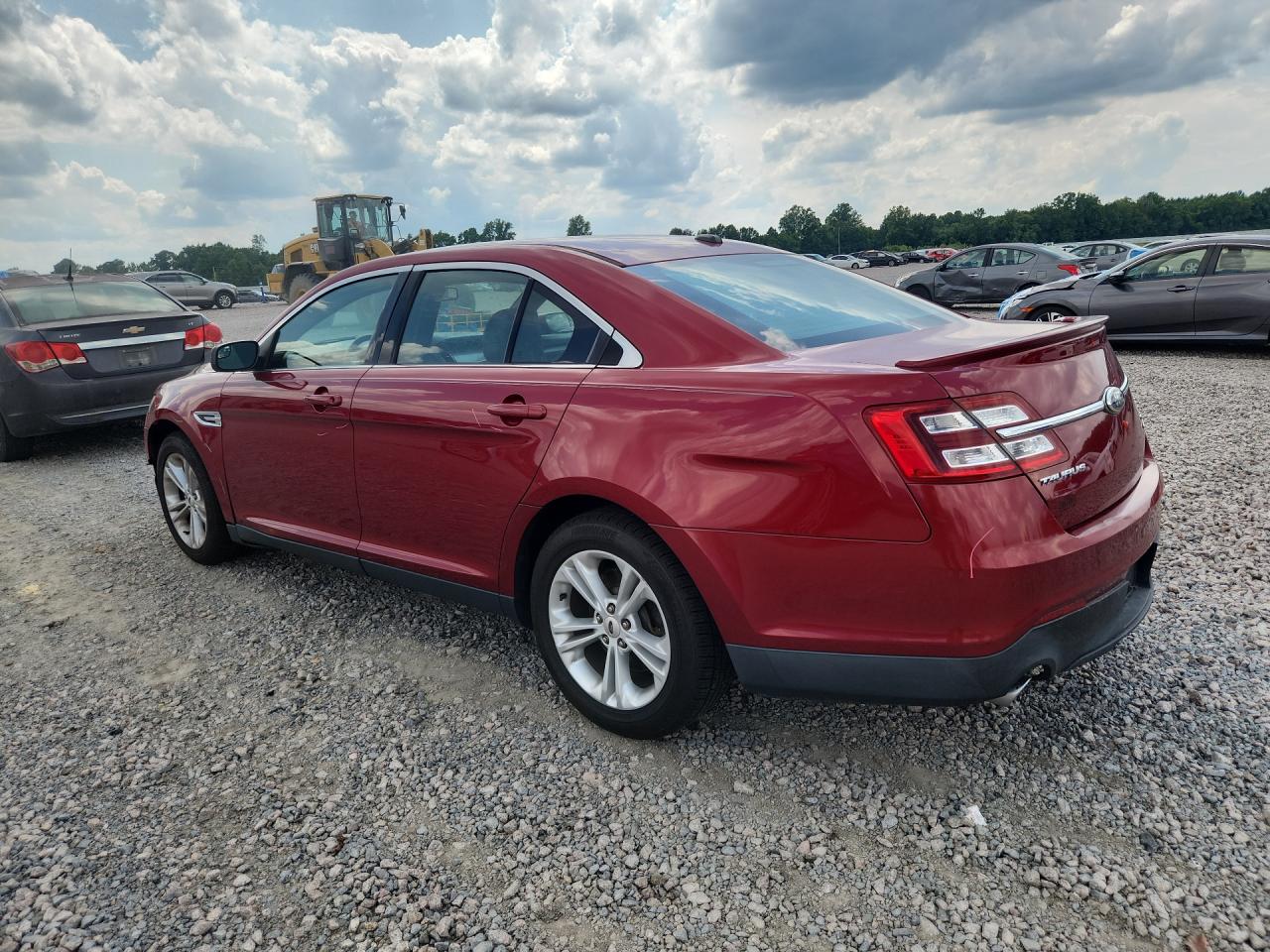 2013 Ford Taurus Sel Red vin: 1FAHP2E80DG170855