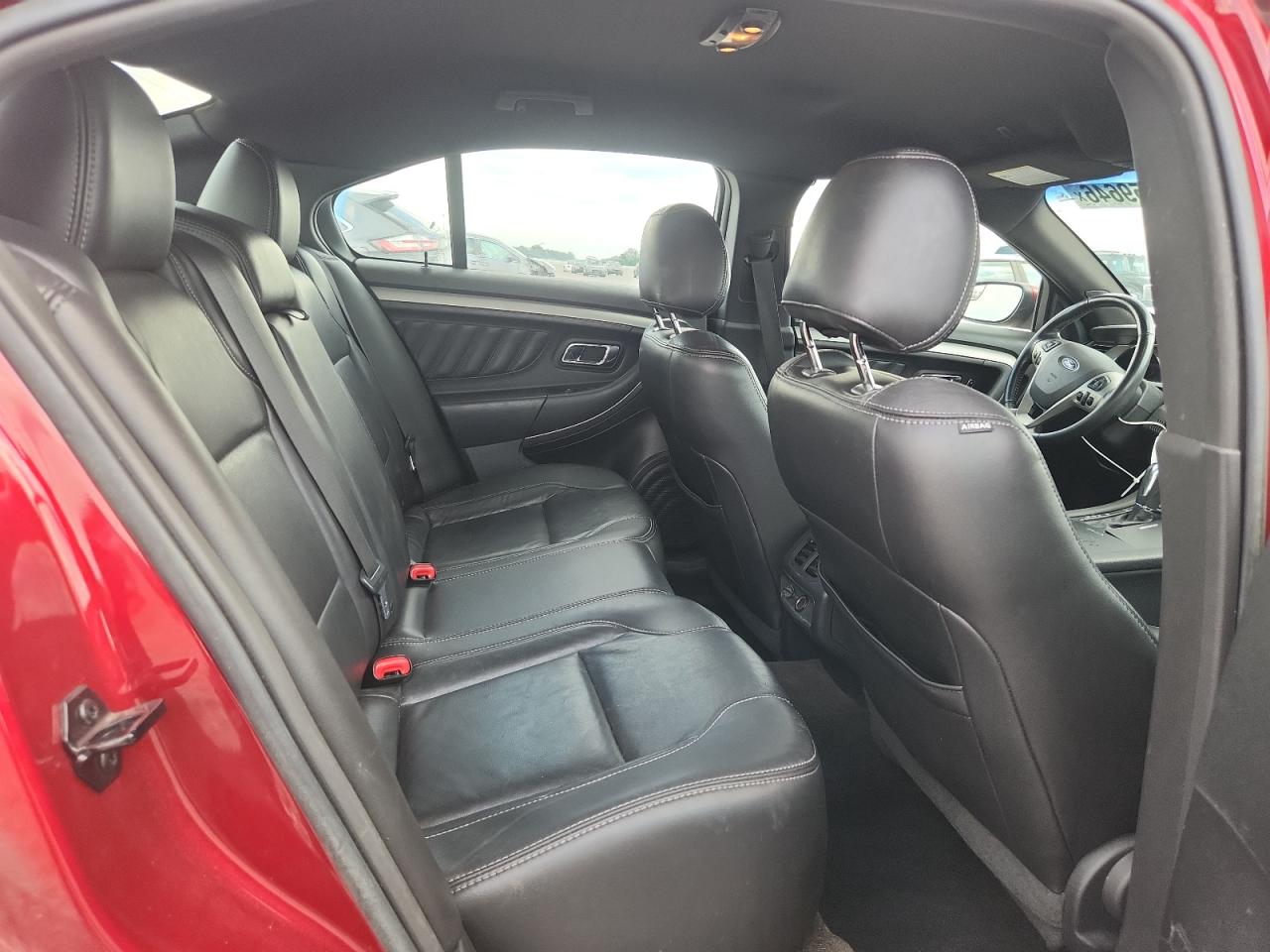 2013 Ford Taurus Sel Red vin: 1FAHP2E80DG170855