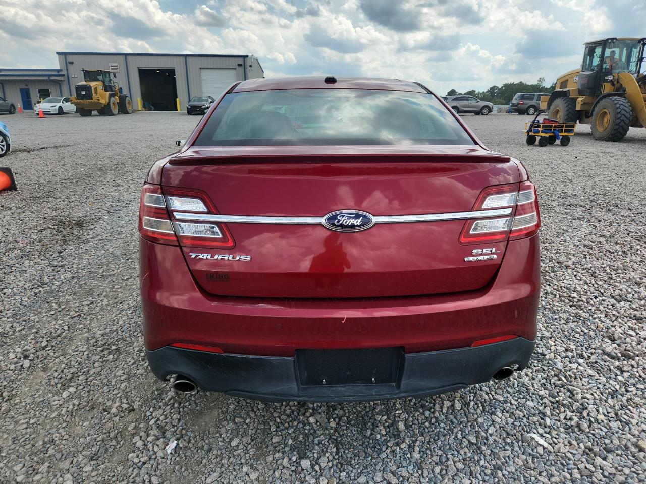 2013 Ford Taurus Sel Red vin: 1FAHP2E80DG170855