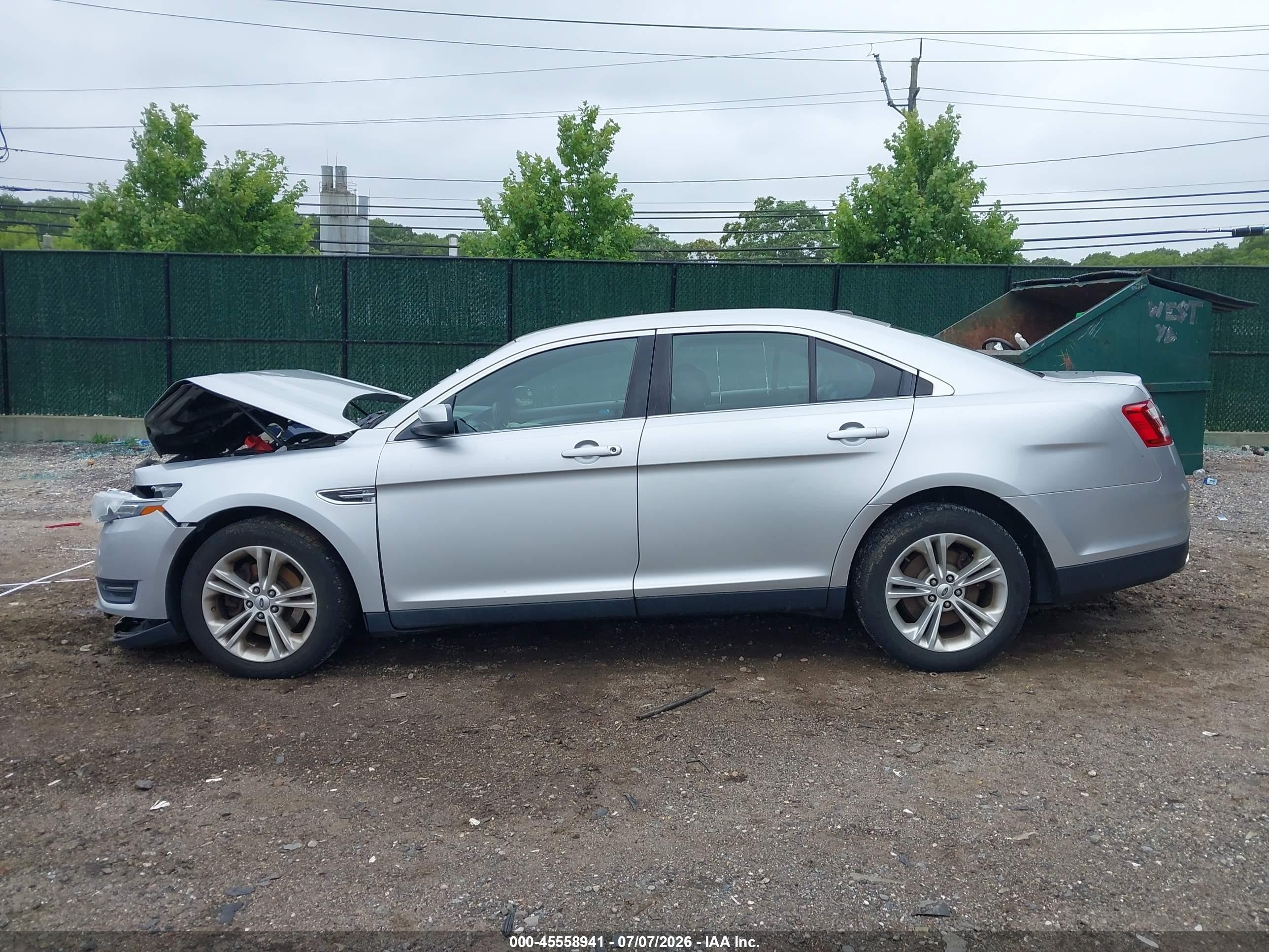 2013 Ford Taurus Sel Silver vin: 1FAHP2E80DG173366