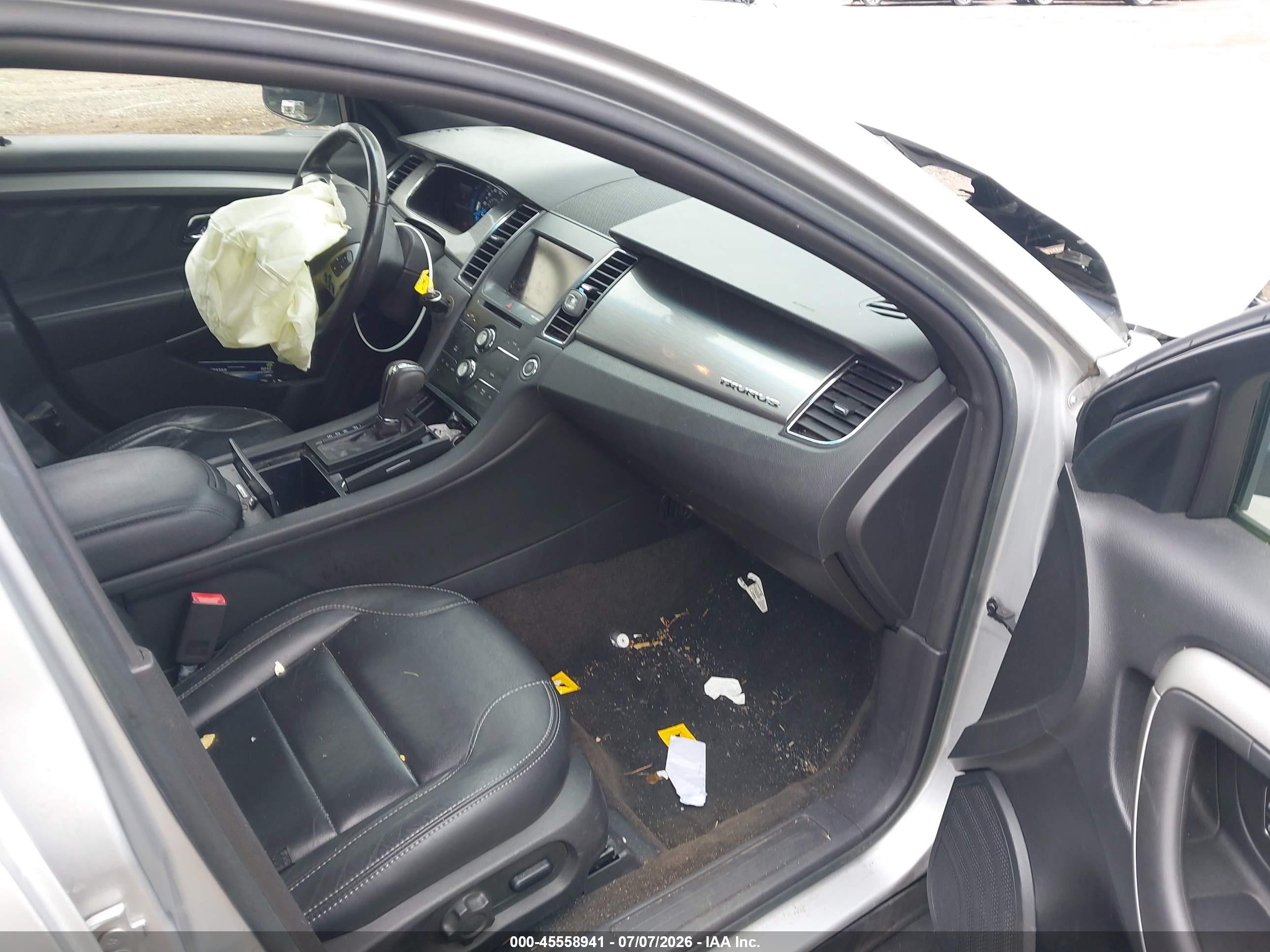 2013 Ford Taurus Sel Silver vin: 1FAHP2E80DG173366