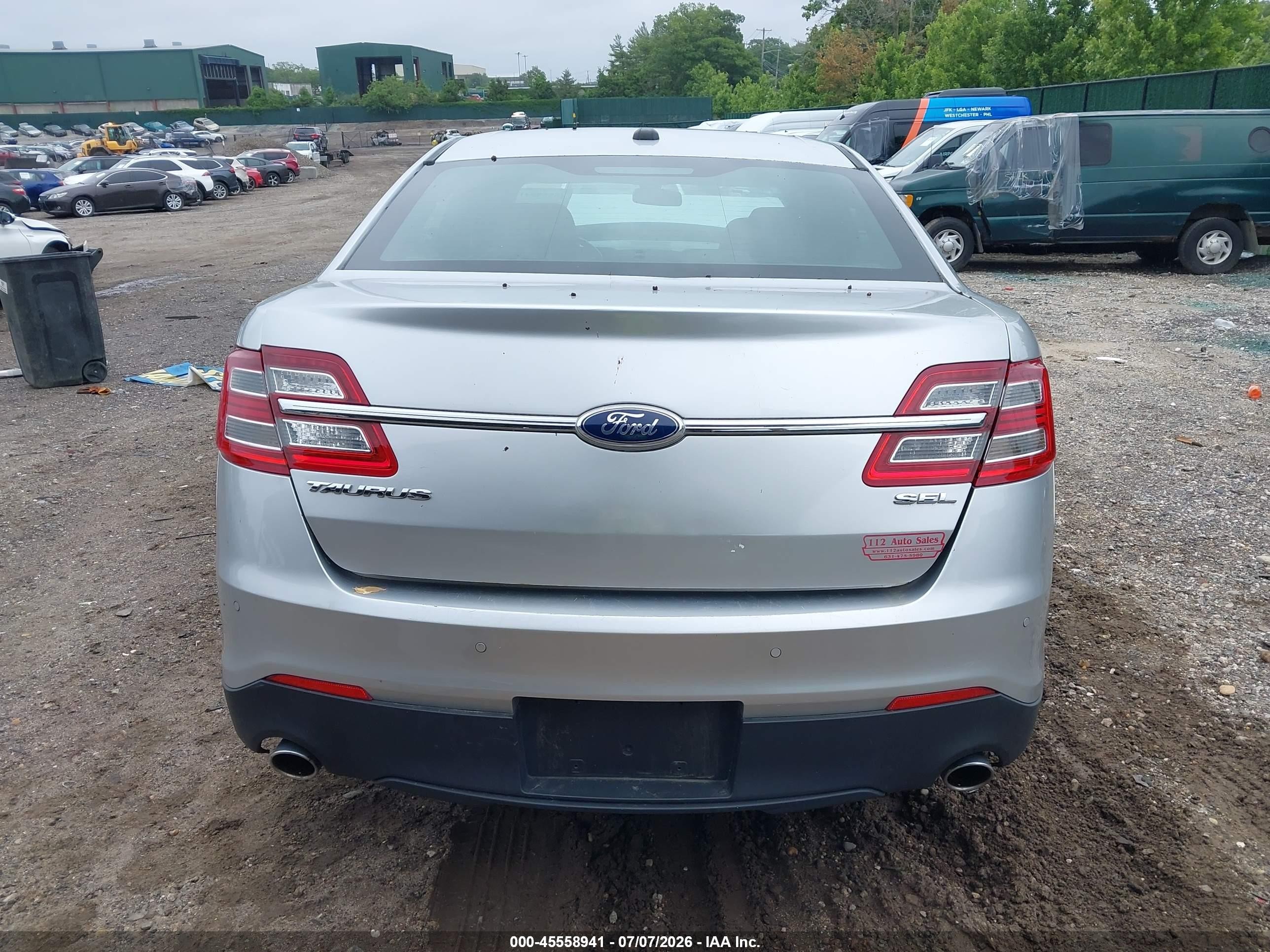 2013 Ford Taurus Sel Silver vin: 1FAHP2E80DG173366