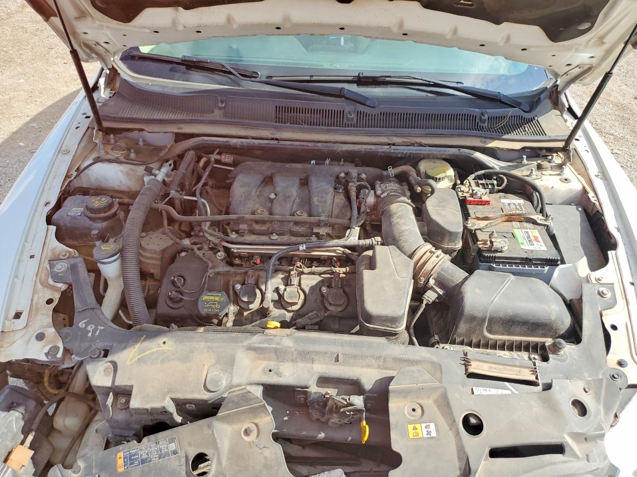 2013 Ford Taurus Sel White vin: 1FAHP2E80DG214868