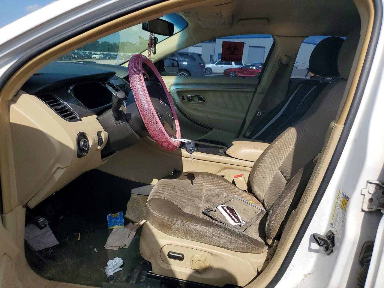2013 Ford Taurus Sel White vin: 1FAHP2E80DG214868