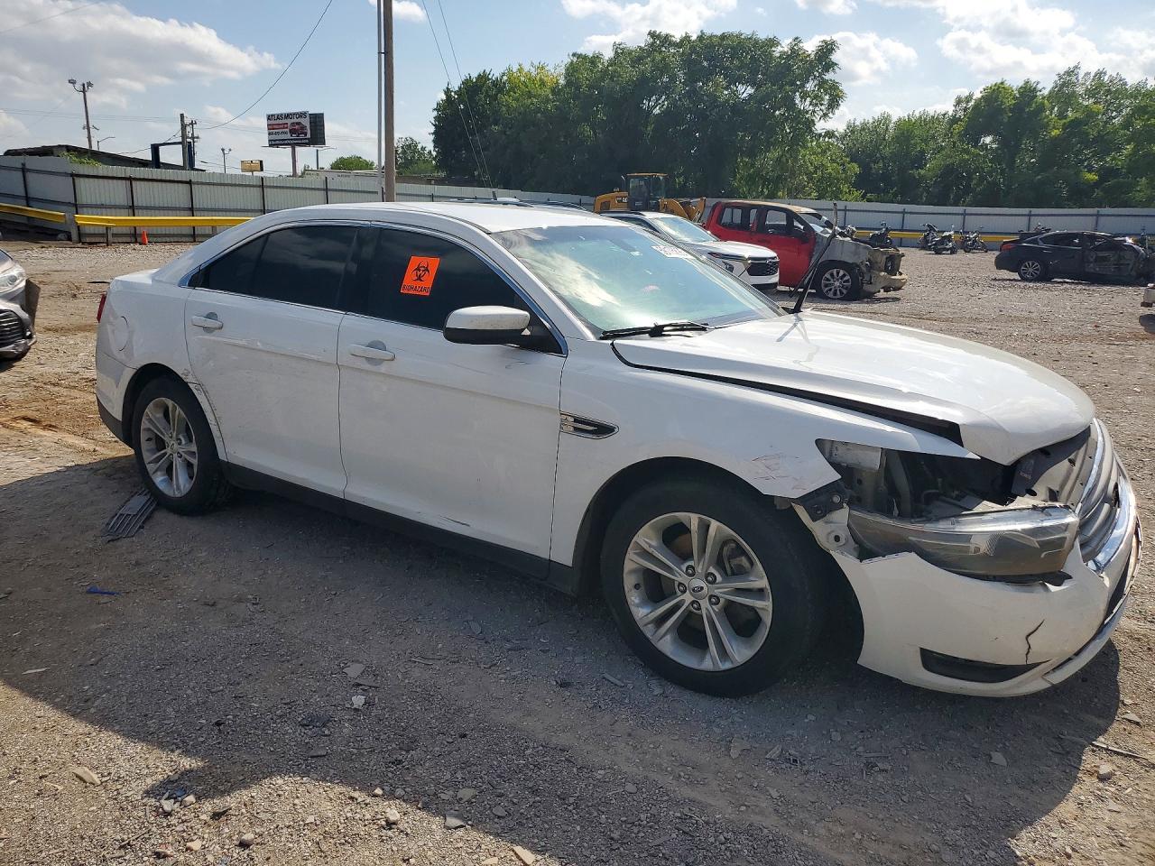 2013 Ford Taurus Sel White vin: 1FAHP2E80DG214868