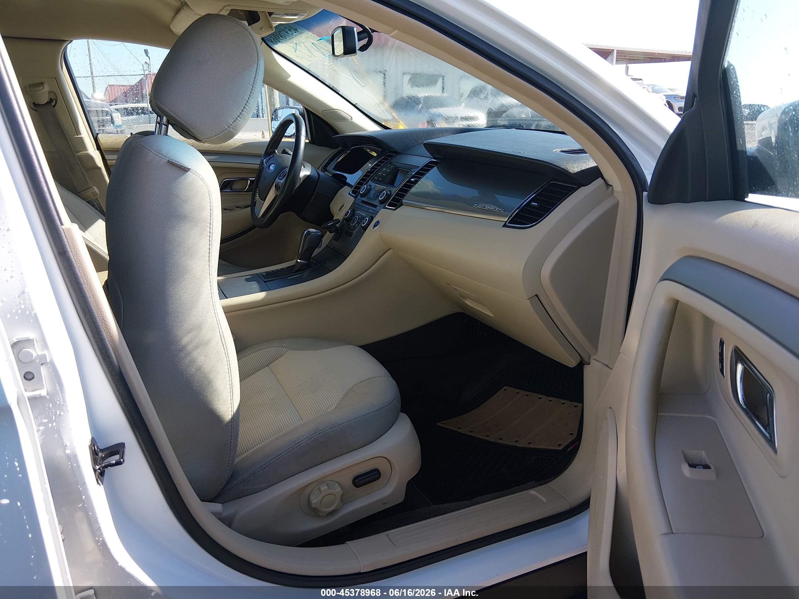 2013 Ford Taurus Sel White vin: 1FAHP2E80DG231685