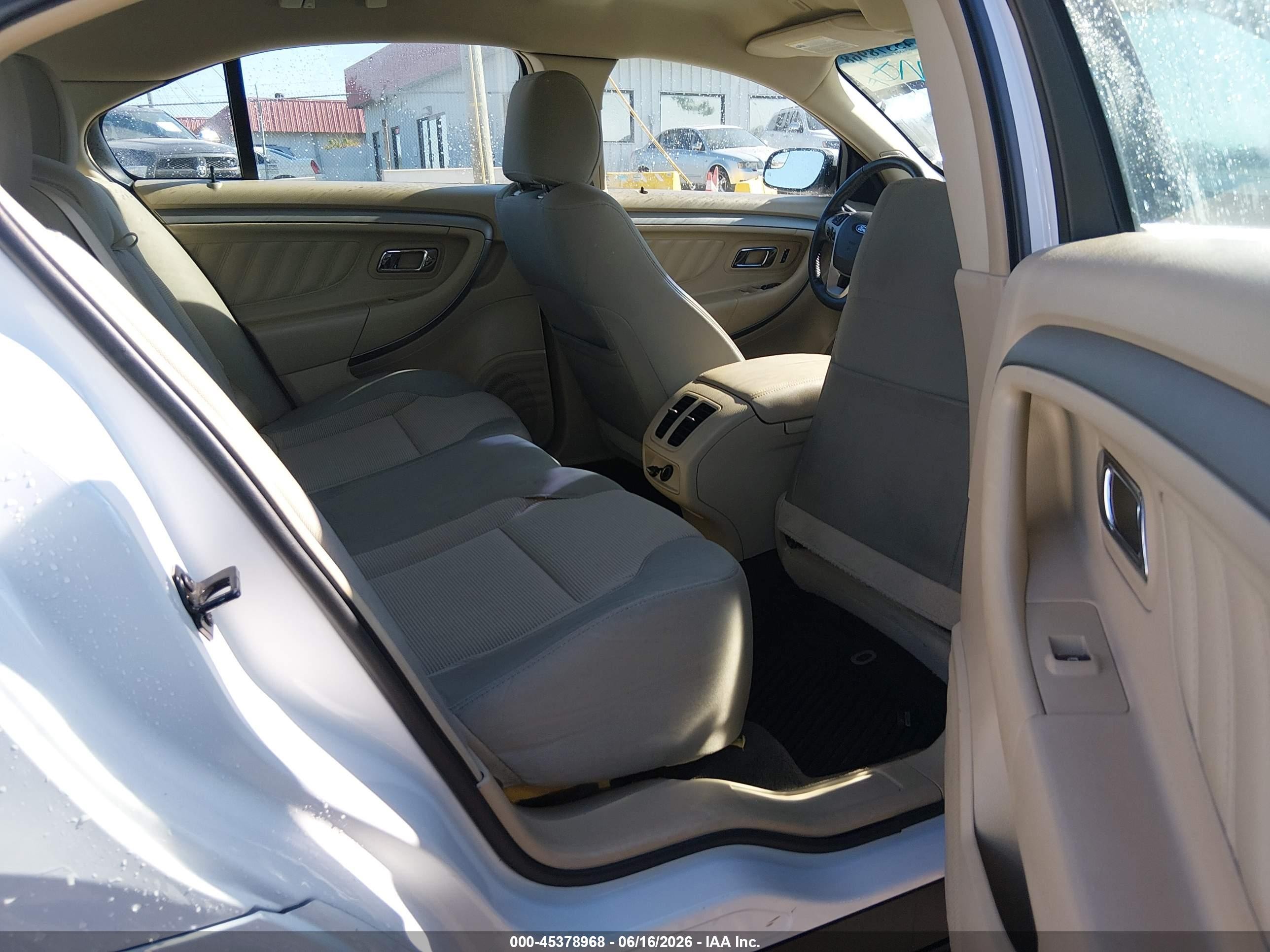 2013 Ford Taurus Sel White vin: 1FAHP2E80DG231685