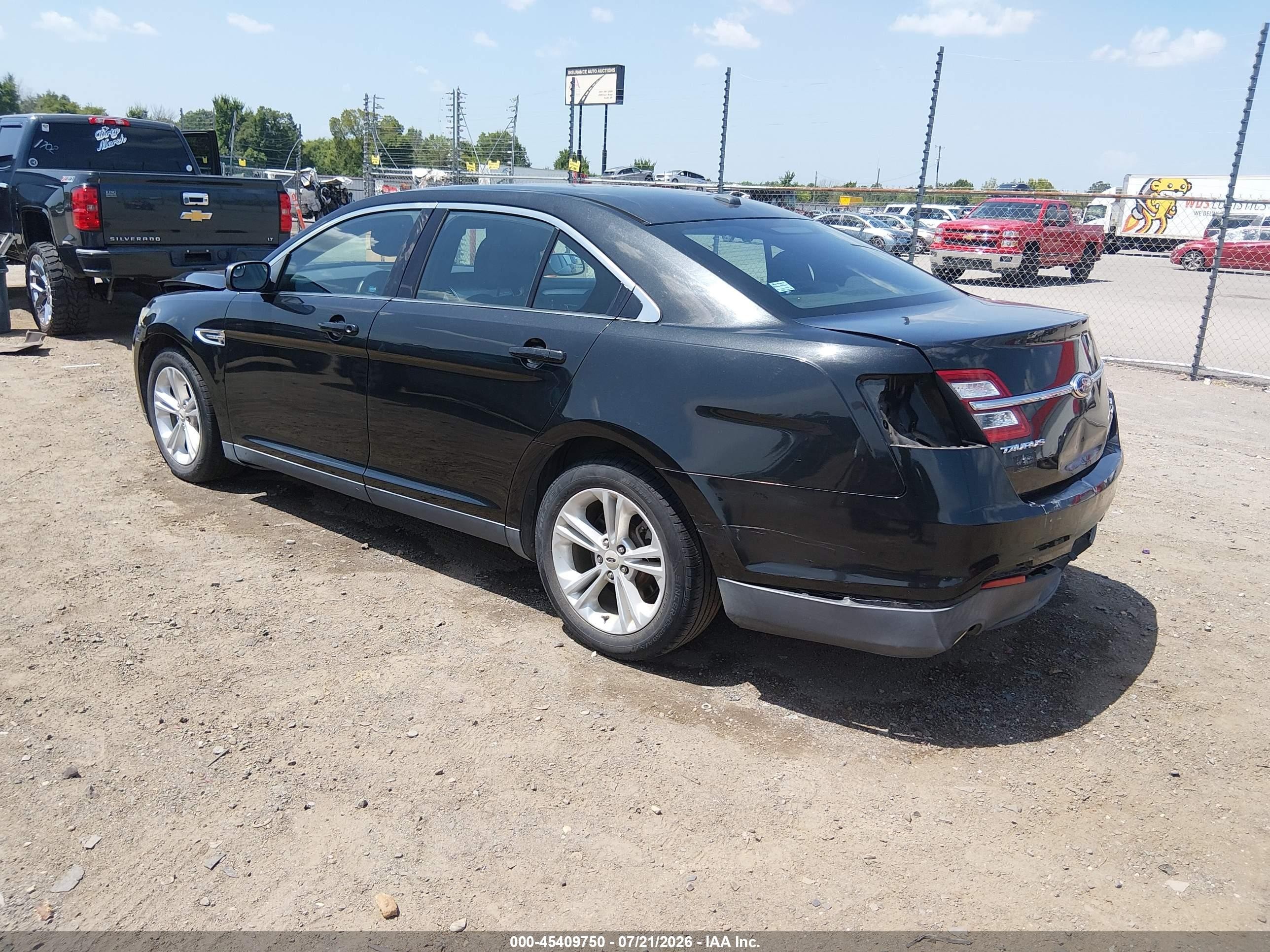 2014 Ford Taurus Sel Black vin: 1FAHP2E80EG124556