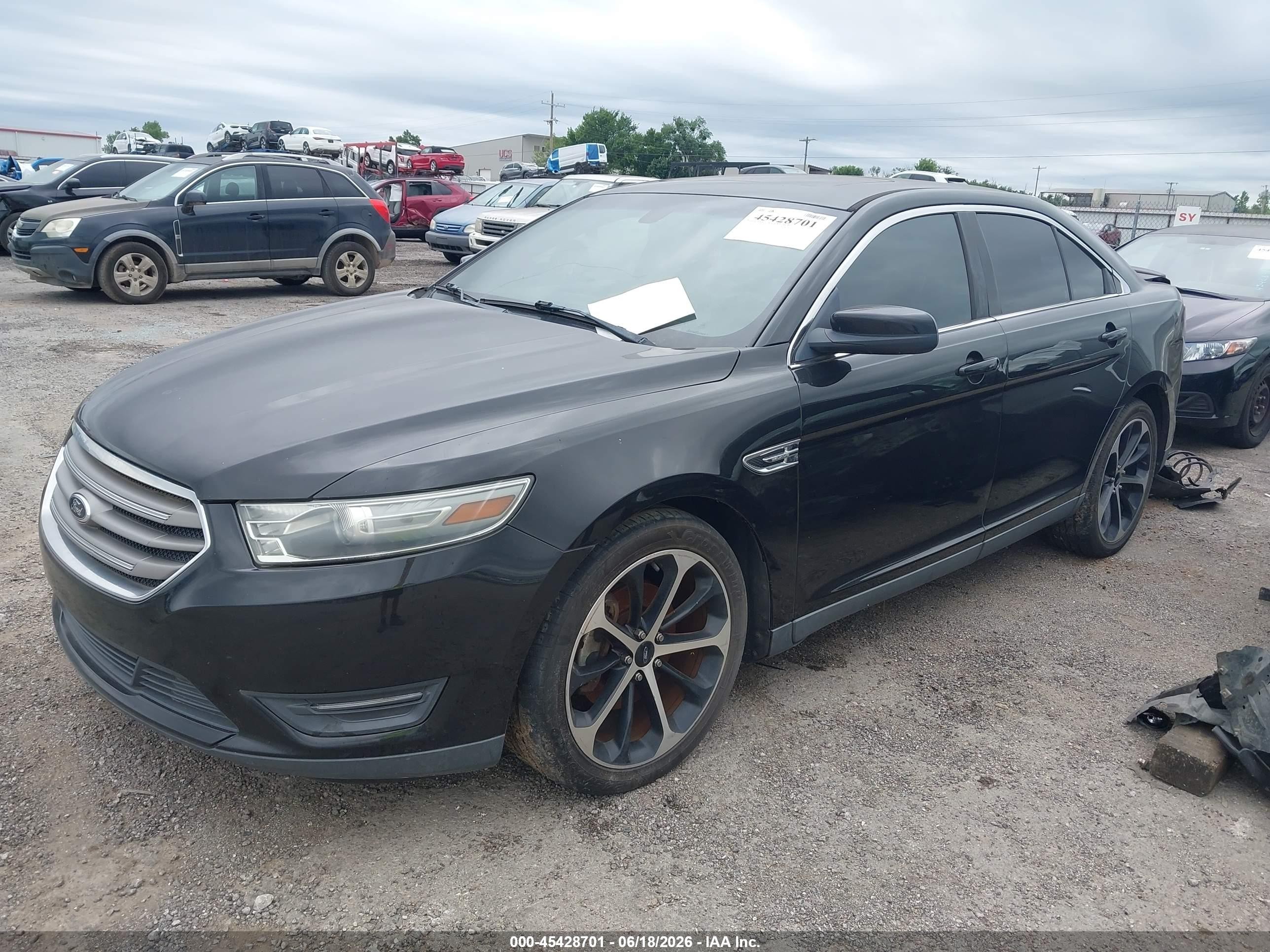 2014 Ford Taurus Sel Black vin: 1FAHP2E80EG134083