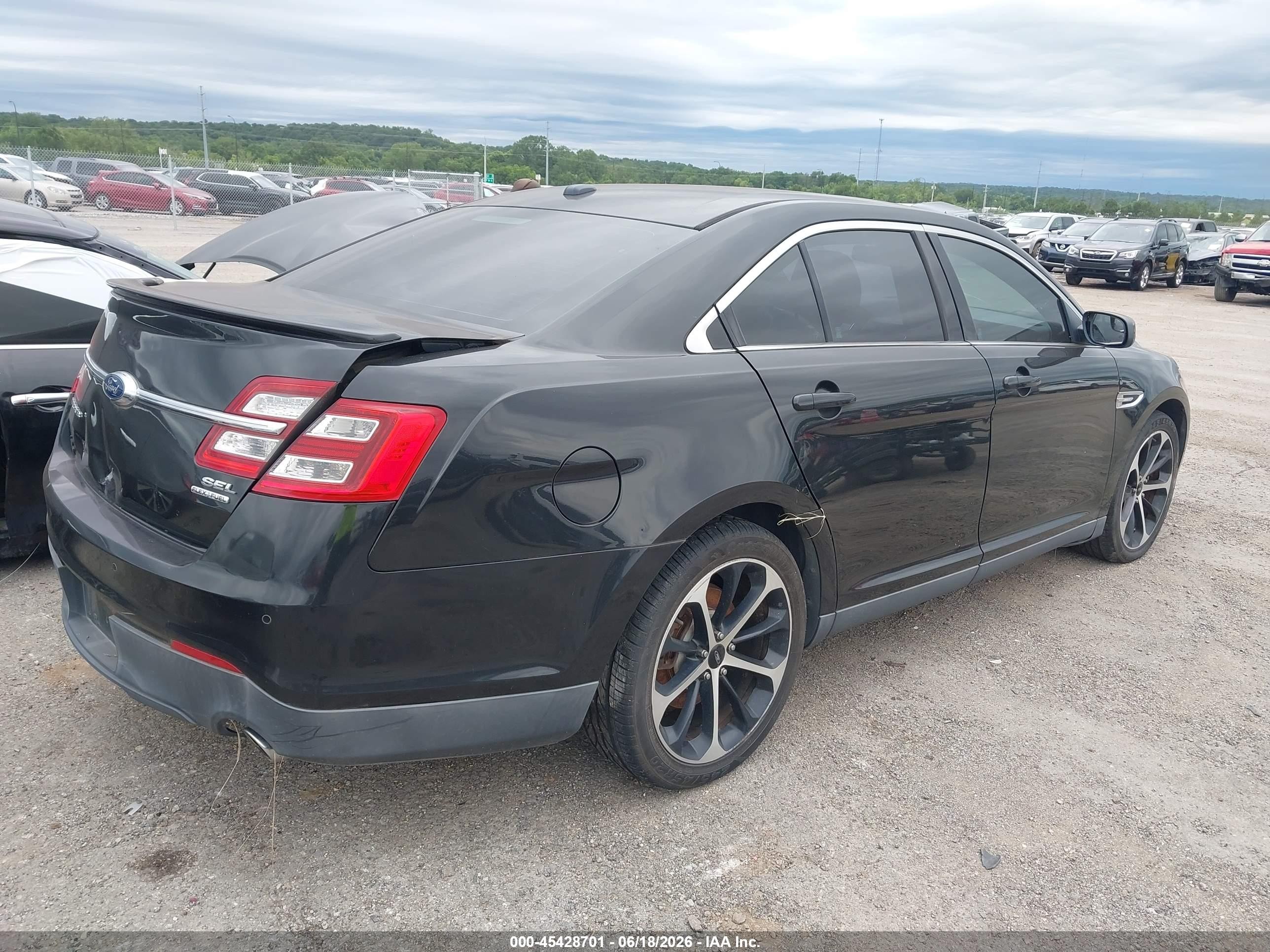 2014 Ford Taurus Sel Black vin: 1FAHP2E80EG134083