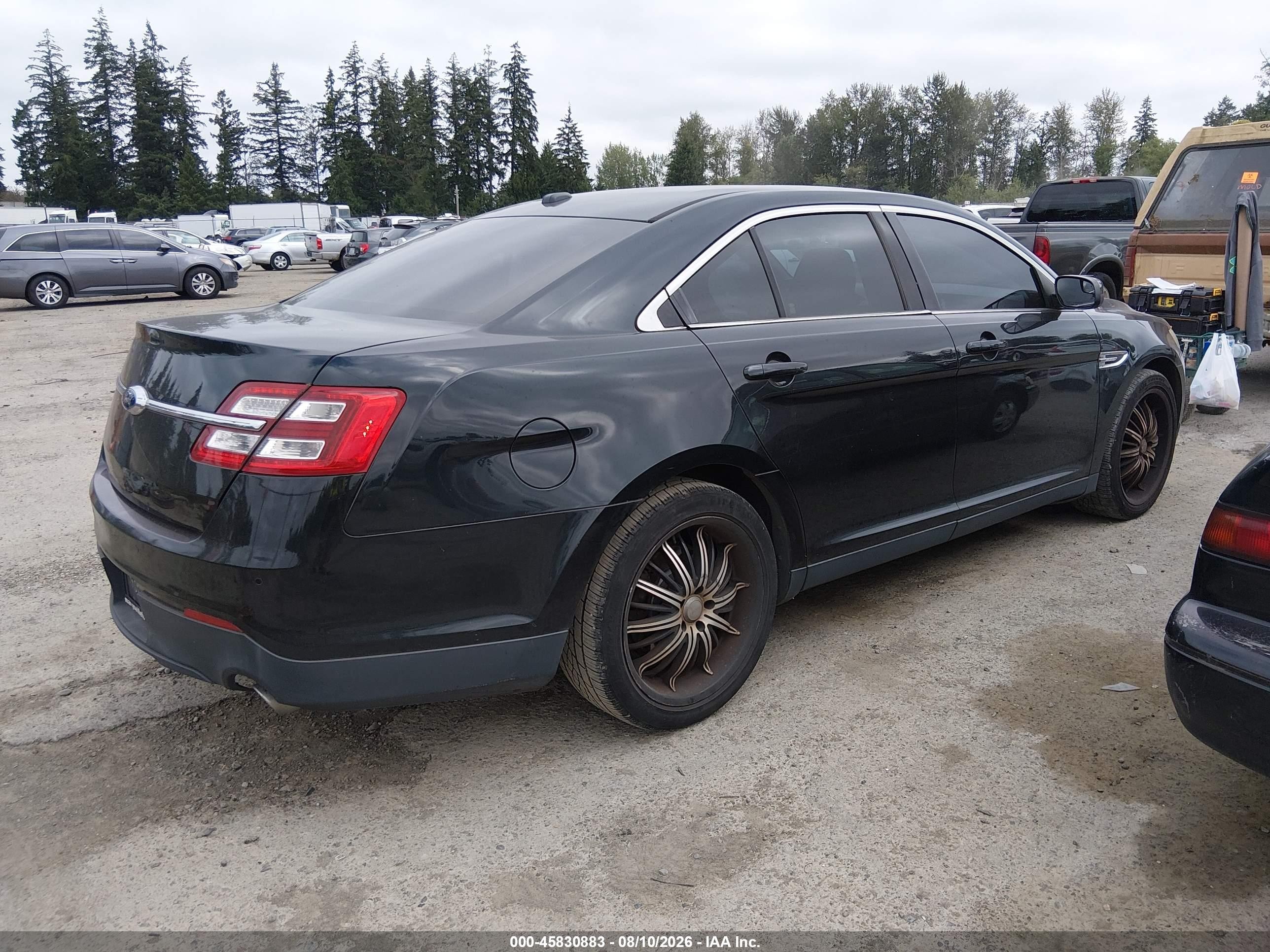 2014 Ford Taurus Sel Black vin: 1FAHP2E80EG145908