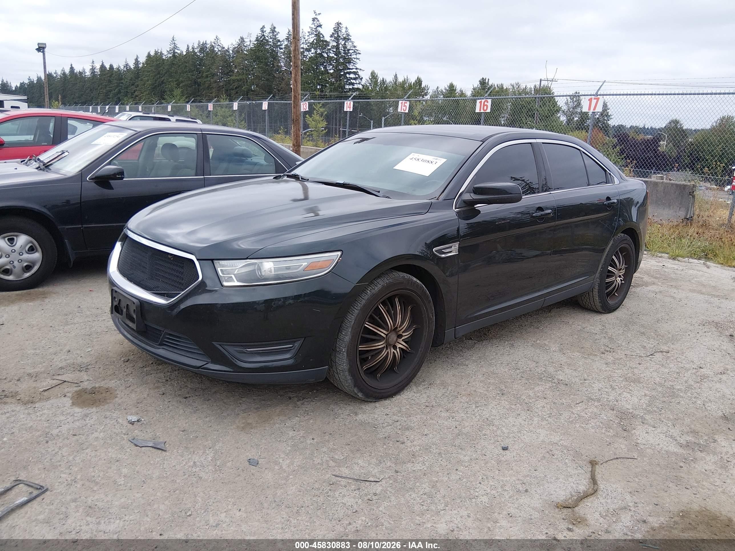 2014 Ford Taurus Sel Black vin: 1FAHP2E80EG145908