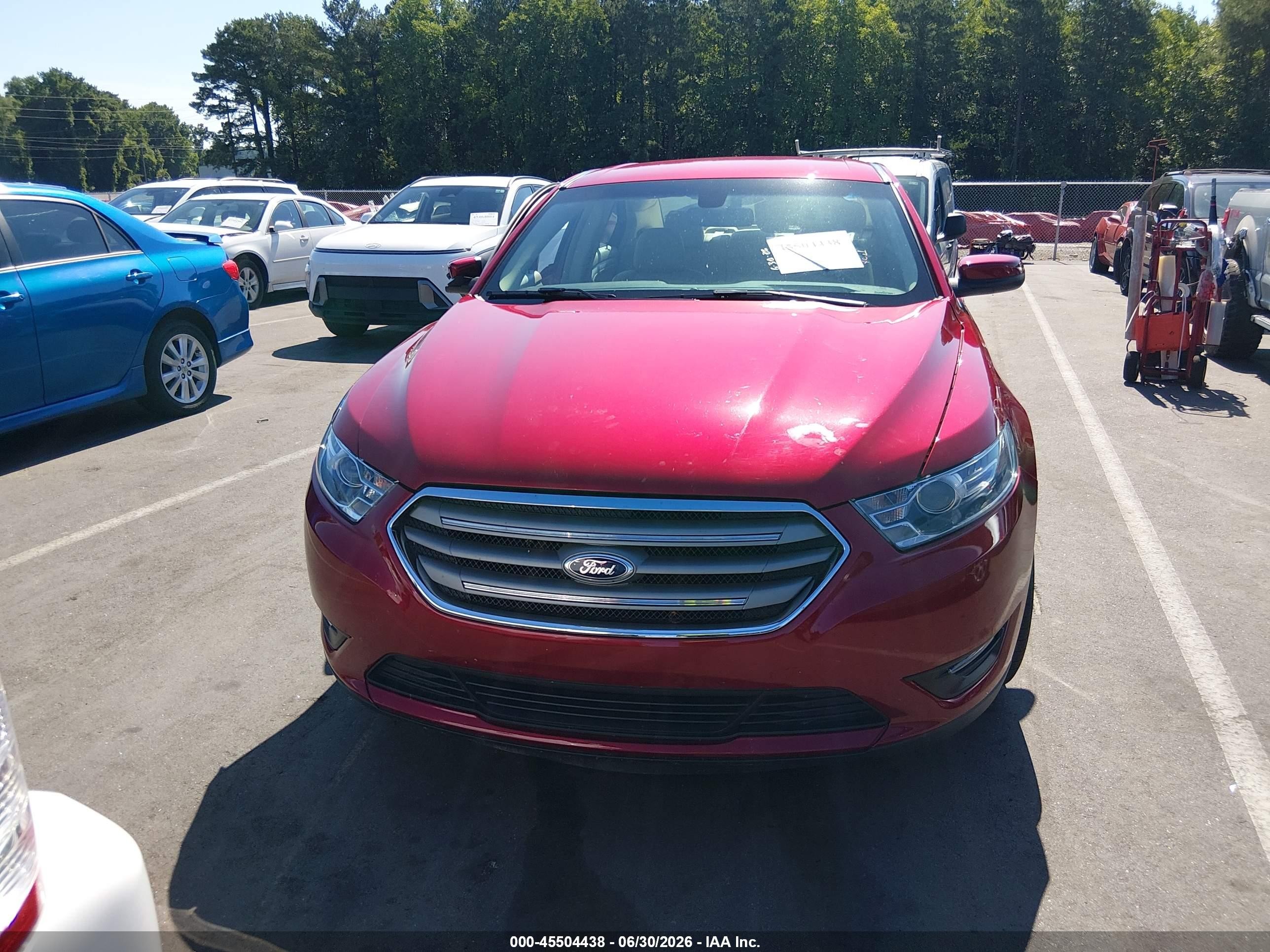 2015 Ford Taurus Sel Красный vin: 1FAHP2E80FG174150