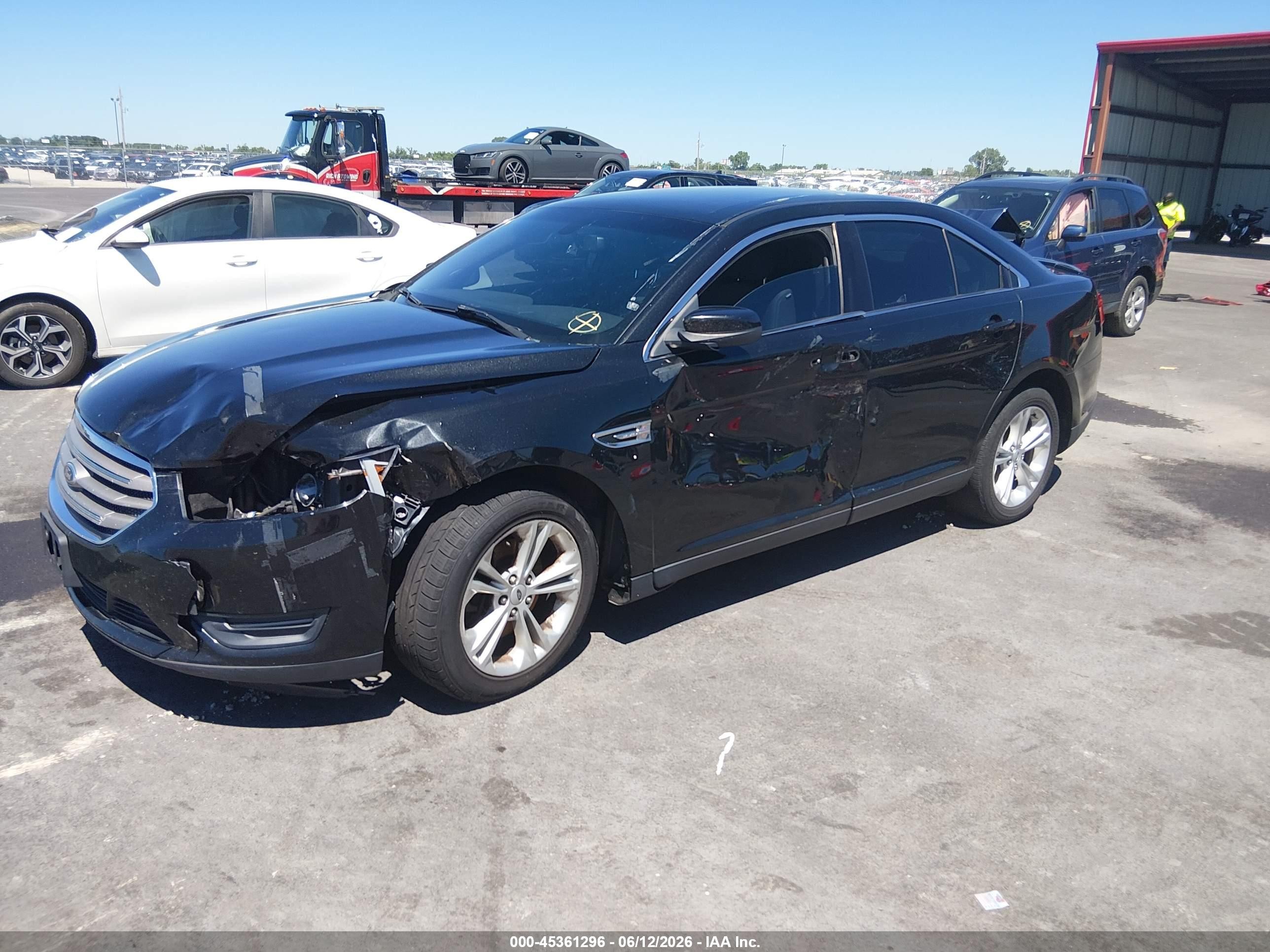 2013 Ford Taurus Sel Black vin: 1FAHP2E81DG107439