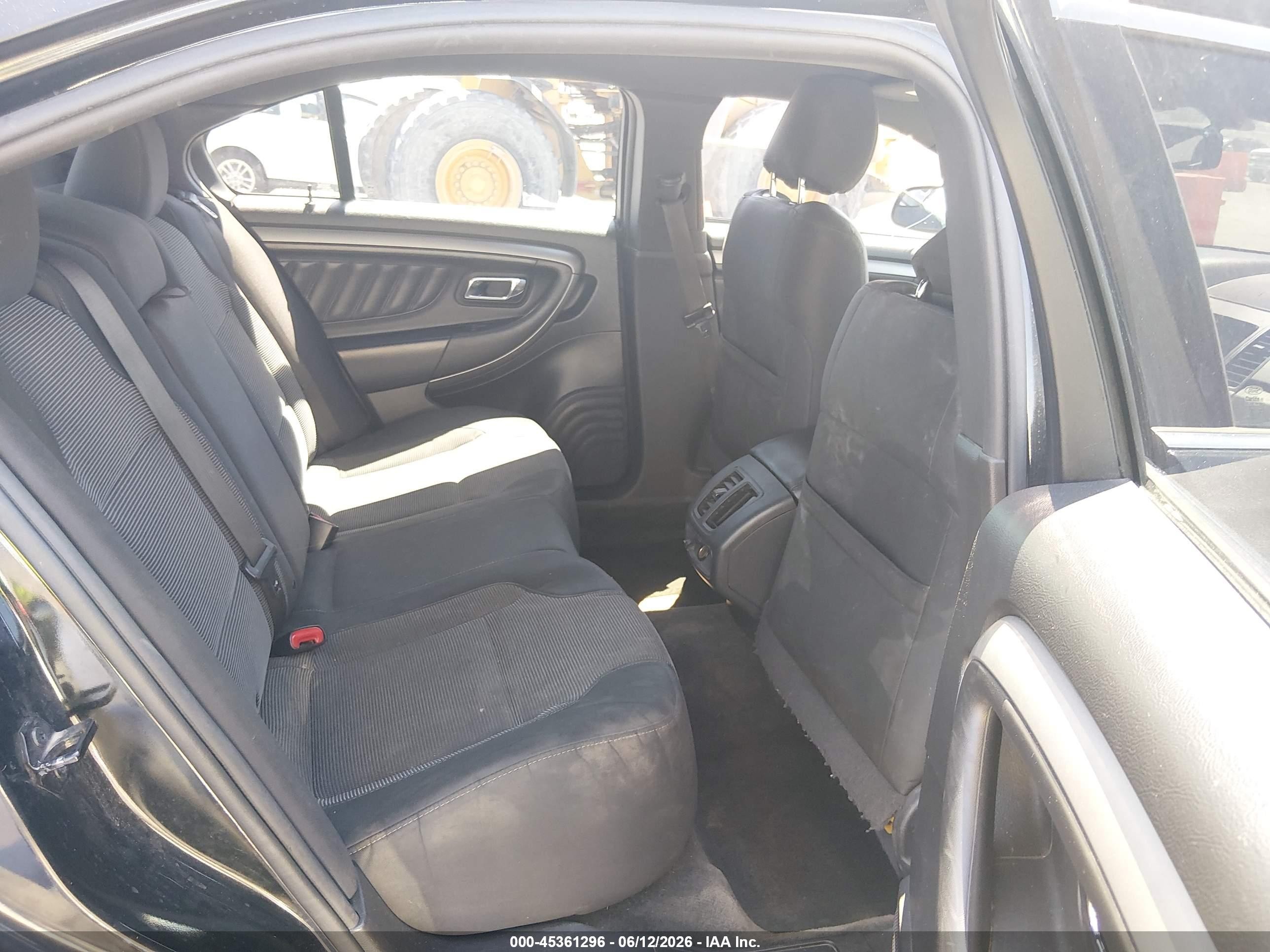 2013 Ford Taurus Sel Black vin: 1FAHP2E81DG107439