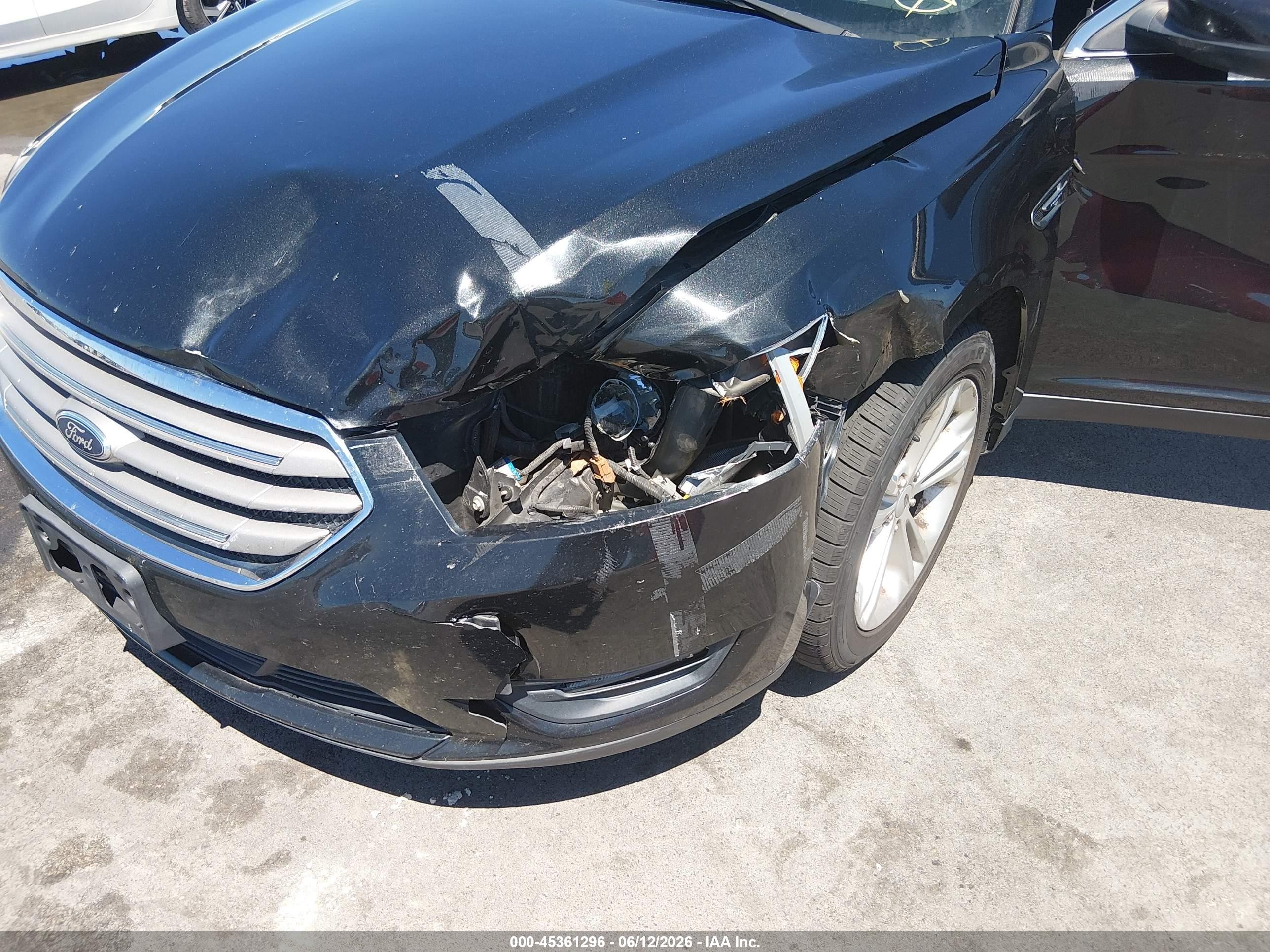 2013 Ford Taurus Sel Black vin: 1FAHP2E81DG107439