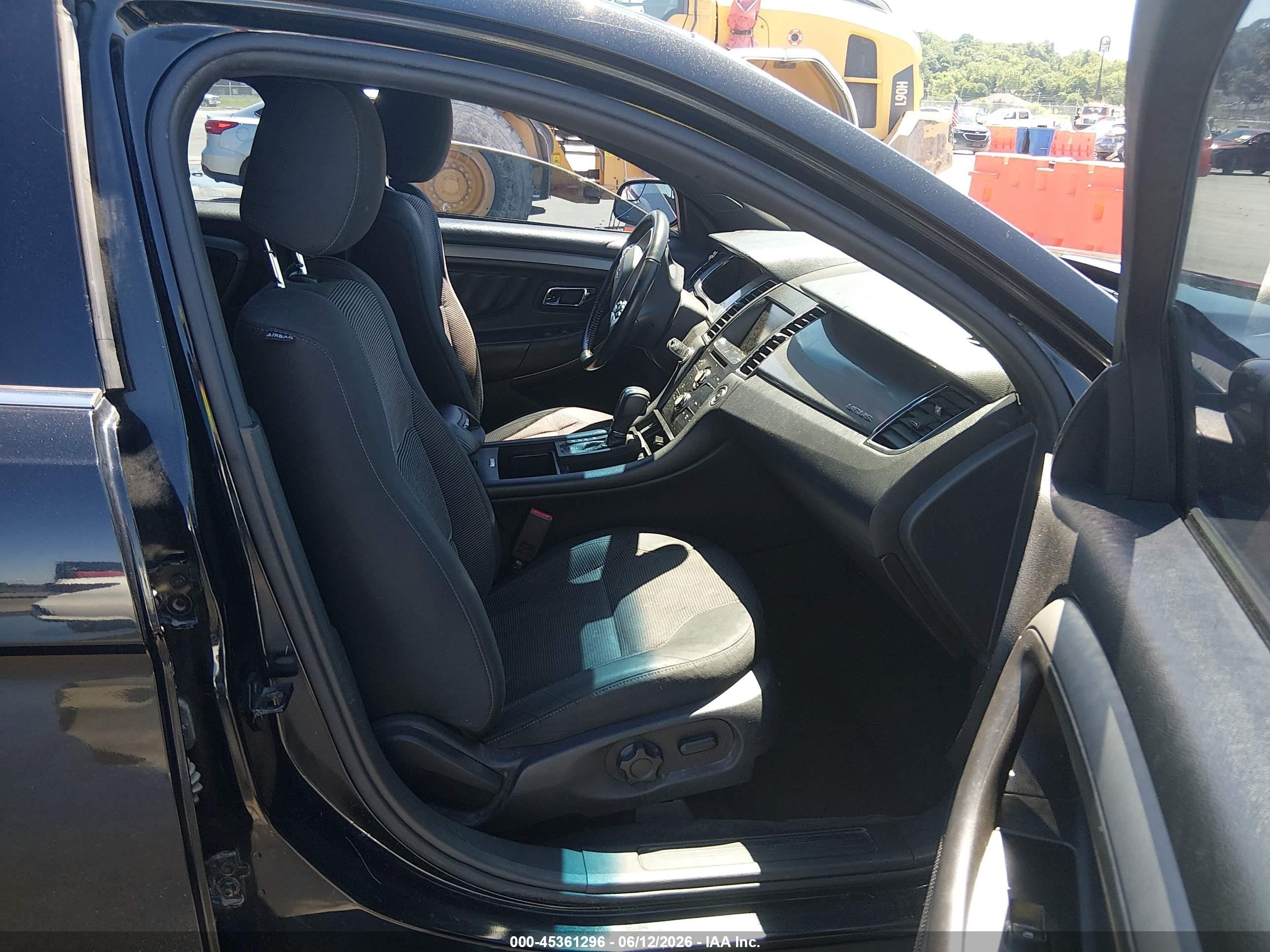 2013 Ford Taurus Sel Black vin: 1FAHP2E81DG107439