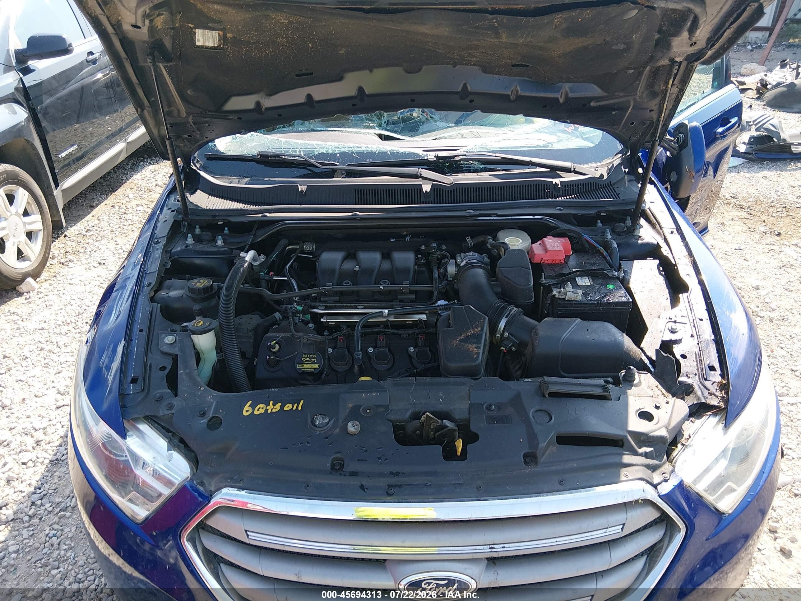 2013 Ford Taurus Sel Blue vin: 1FAHP2E81DG120305