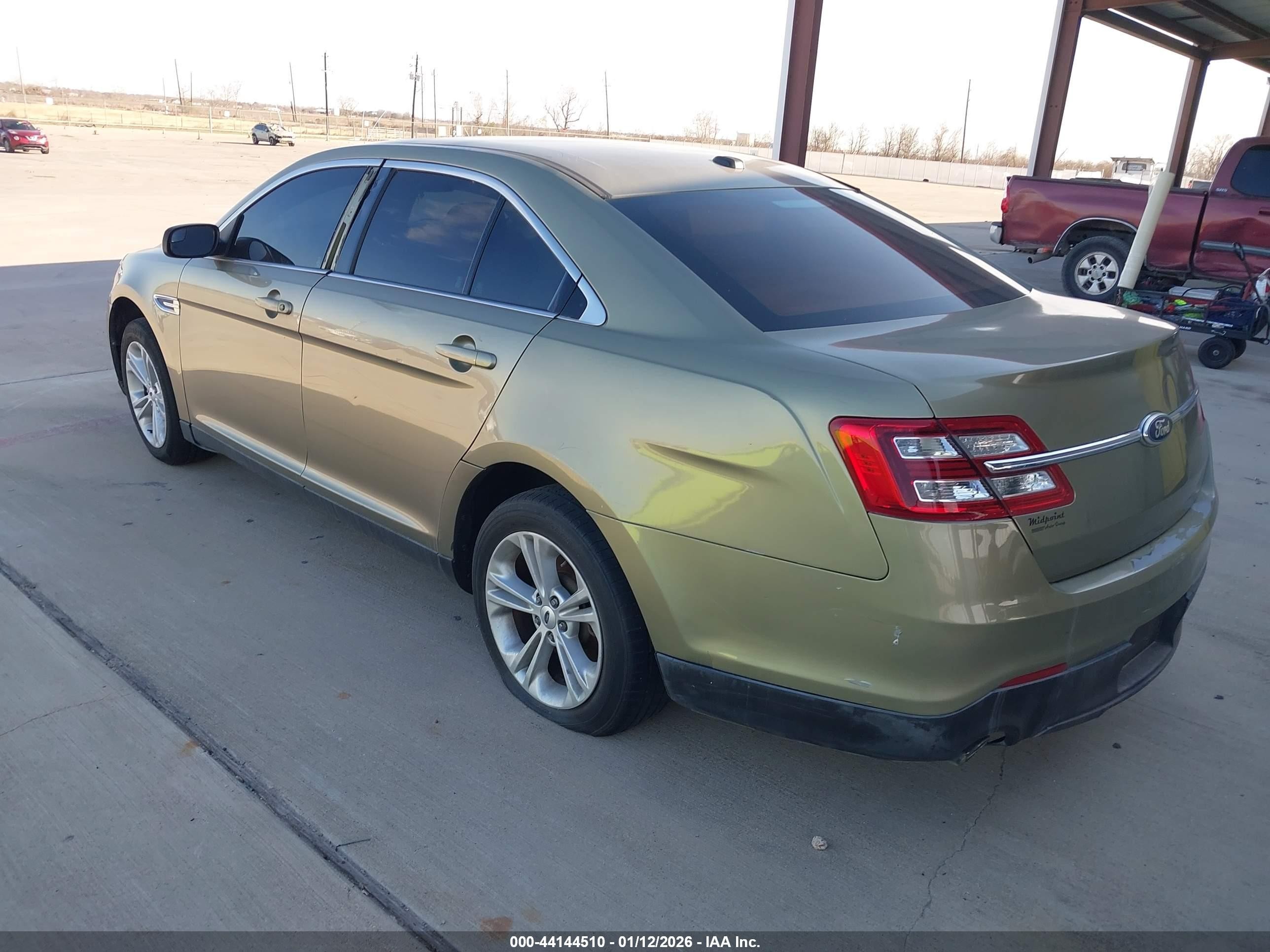 2013 Ford Taurus Sel Green vin: 1FAHP2E81DG130185