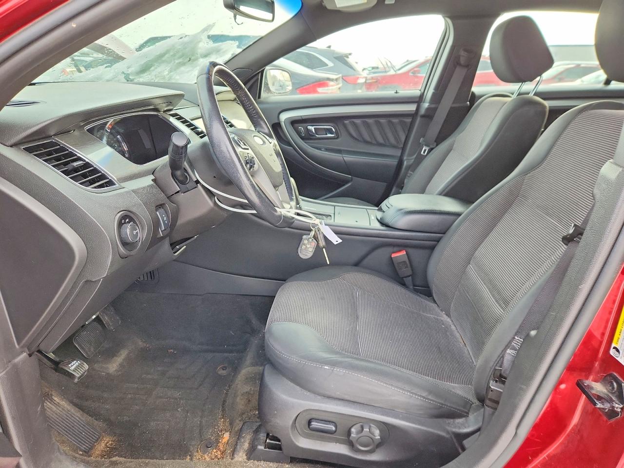 2013 Ford Taurus Sel Red vin: 1FAHP2E81DG166779
