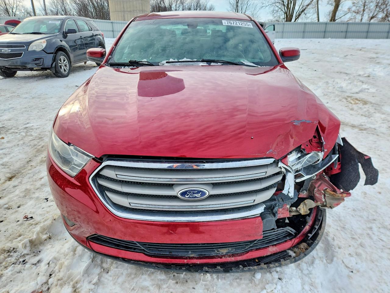 2013 Ford Taurus Sel Red vin: 1FAHP2E81DG166779