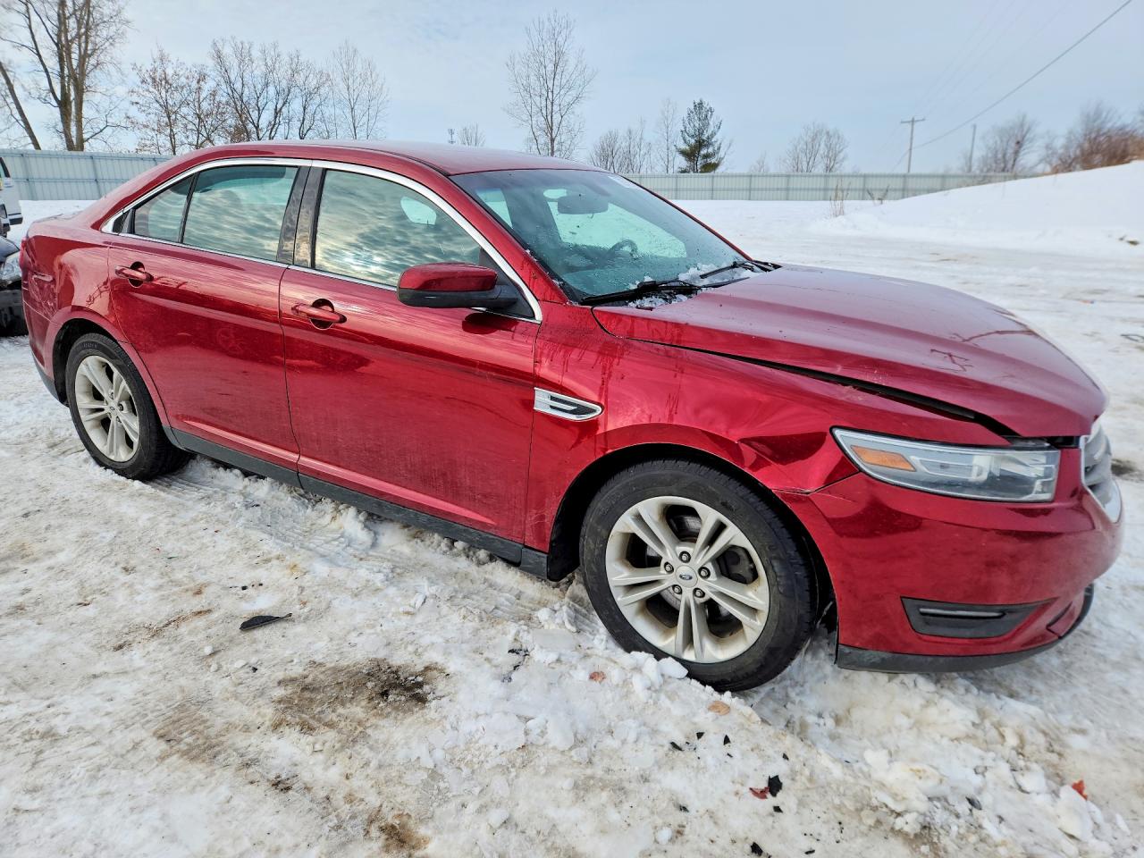 2013 Ford Taurus Sel Red vin: 1FAHP2E81DG166779