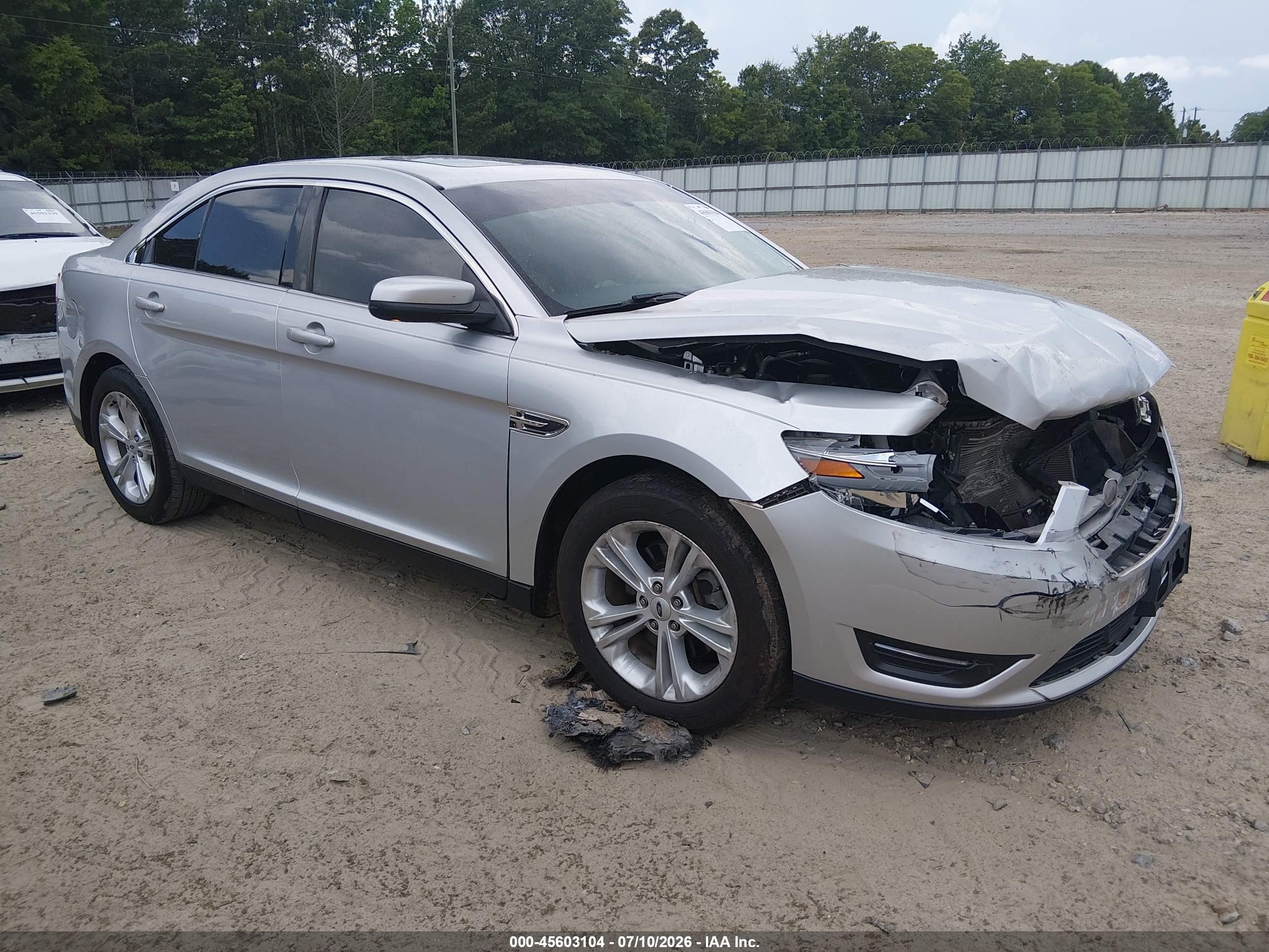 2013 Ford Taurus Sel Silver vin: 1FAHP2E81DG199328