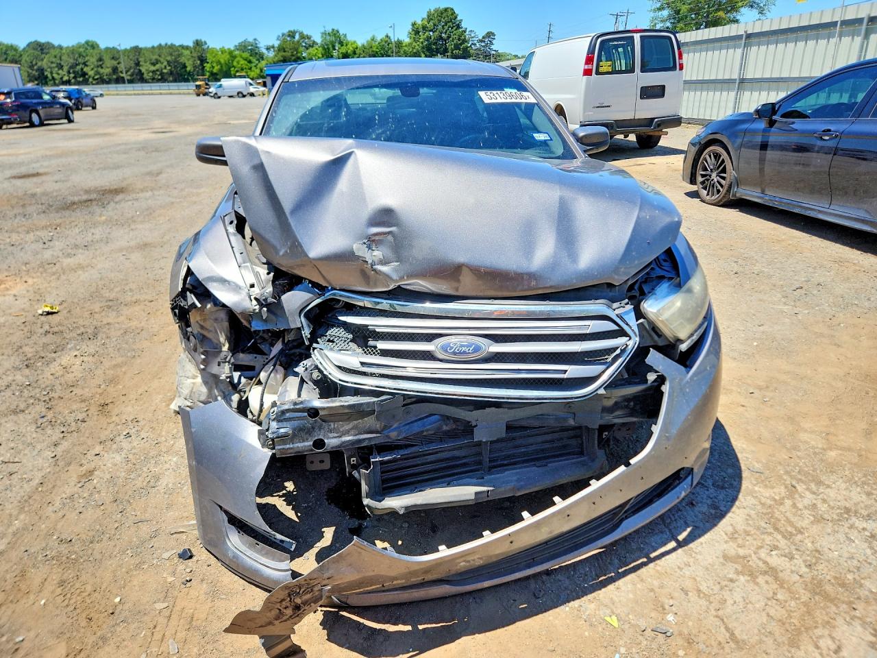 2013 Ford Taurus Sel Серый vin: 1FAHP2E81DG220372